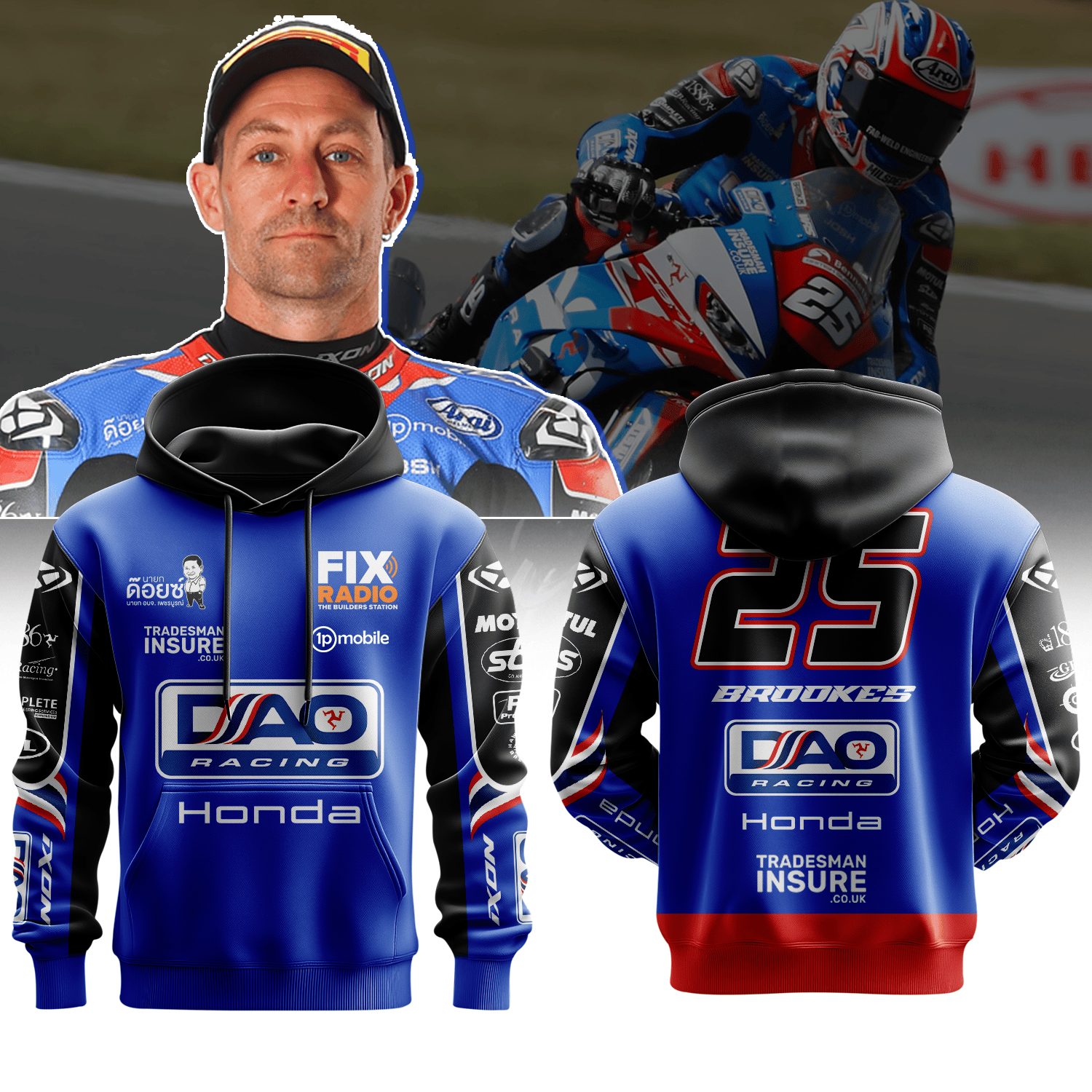 DAO Racing Honda Premium Hoodie II