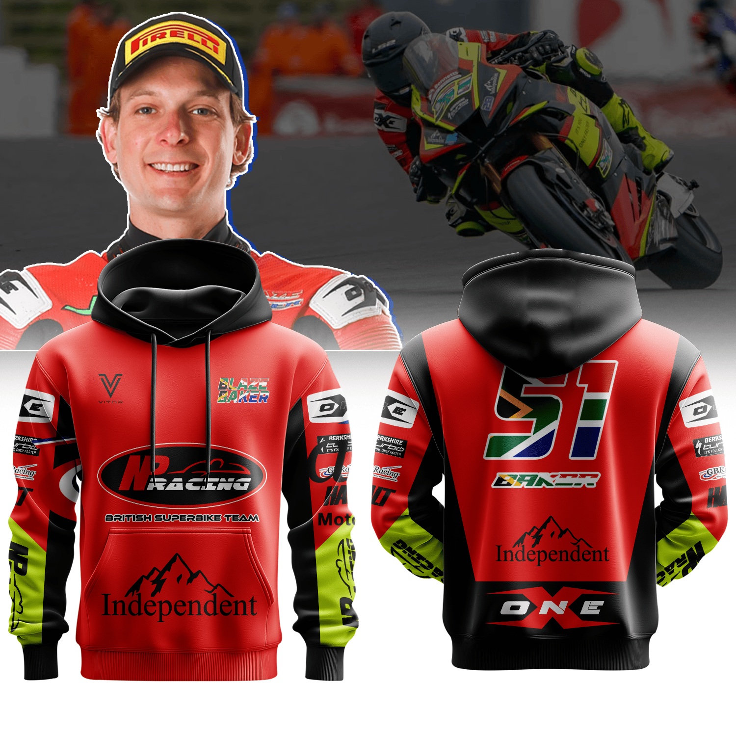 NP Racing Honda Premium Hoodie