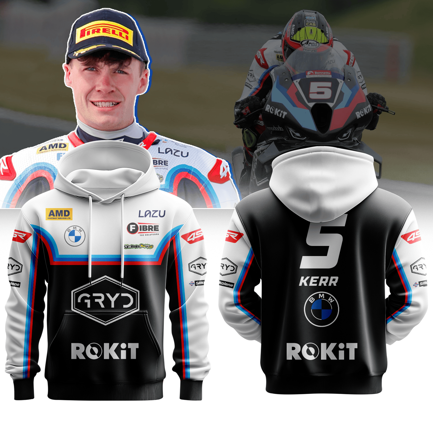 ROKiT BMW Motorrad Premium Hoodie