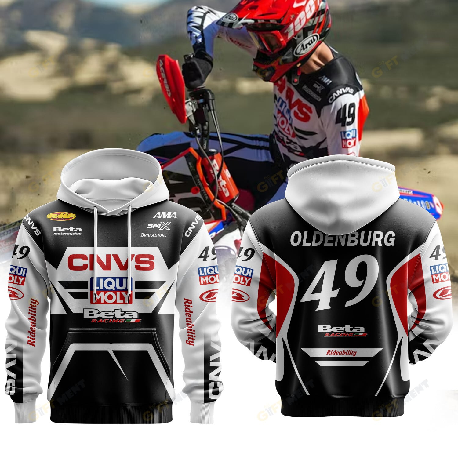 Liqui Moly Beta Supercross Team Mitchell Oldenburg Premium Hoodie