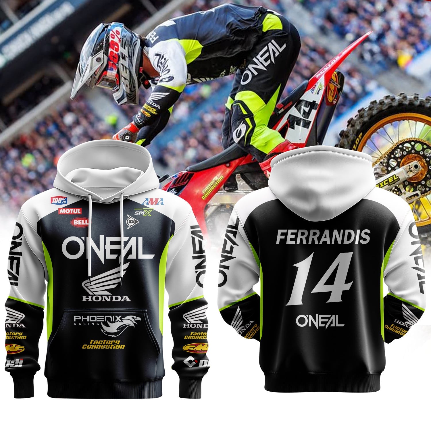 Phoenix Racing Honda|Dylan Ferrandis Premium Hoodie
