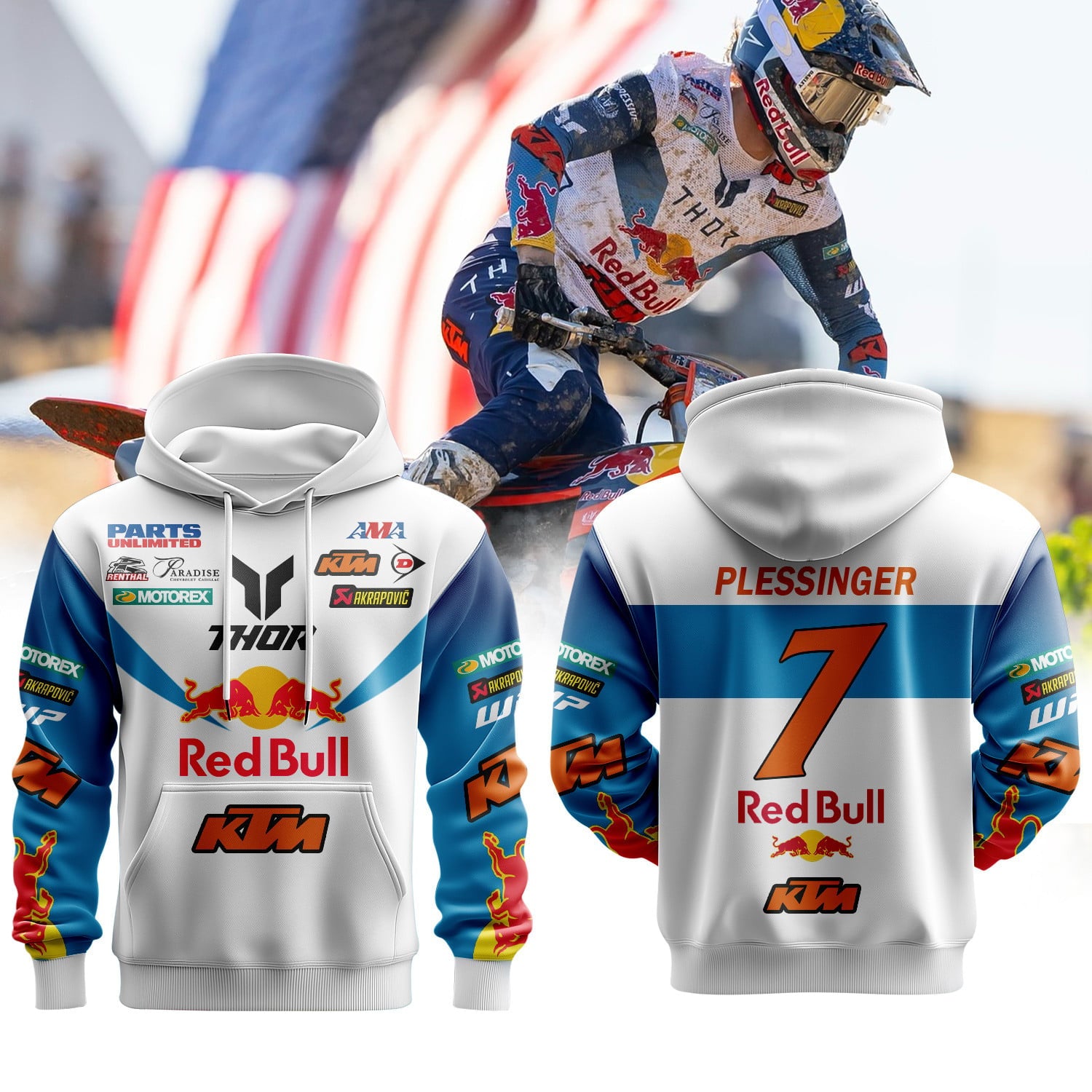 Red Bull KTM Factory Racing|Aaron Plessinger Premium Hoodie