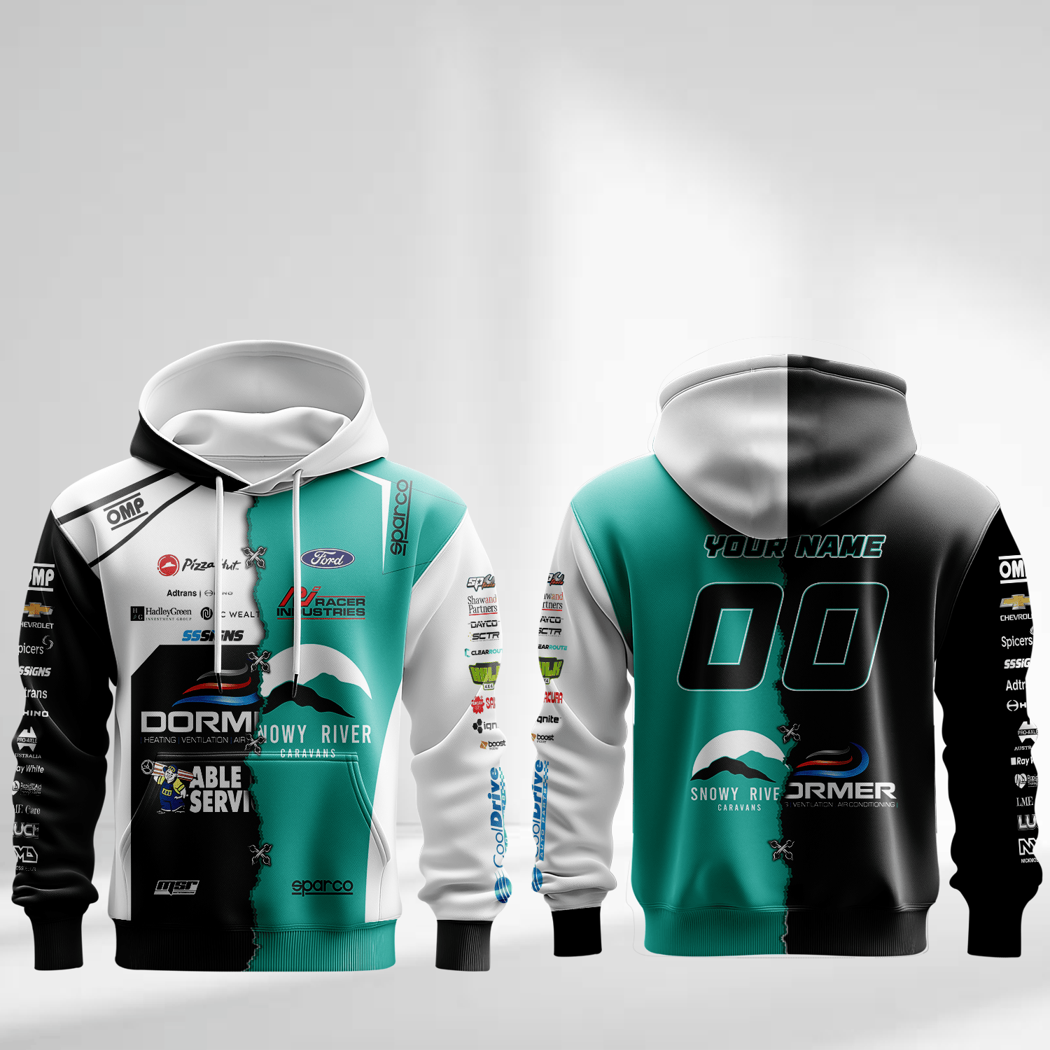 Supercars Bathurst 1000 3D Custom Apparel | Mix & Match Any 2 Teams!