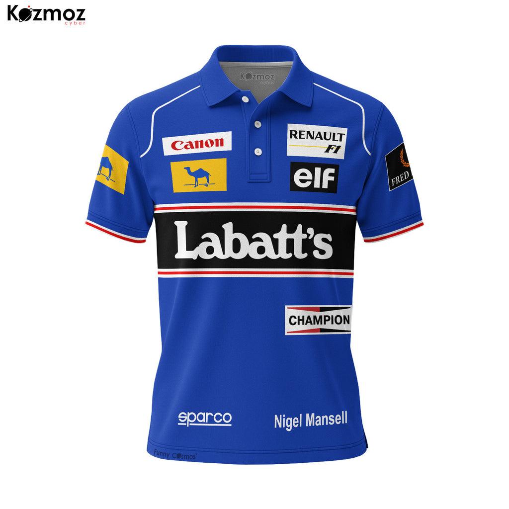 Nigel Mansell Racing Costume 1992 Williams Racing Team -