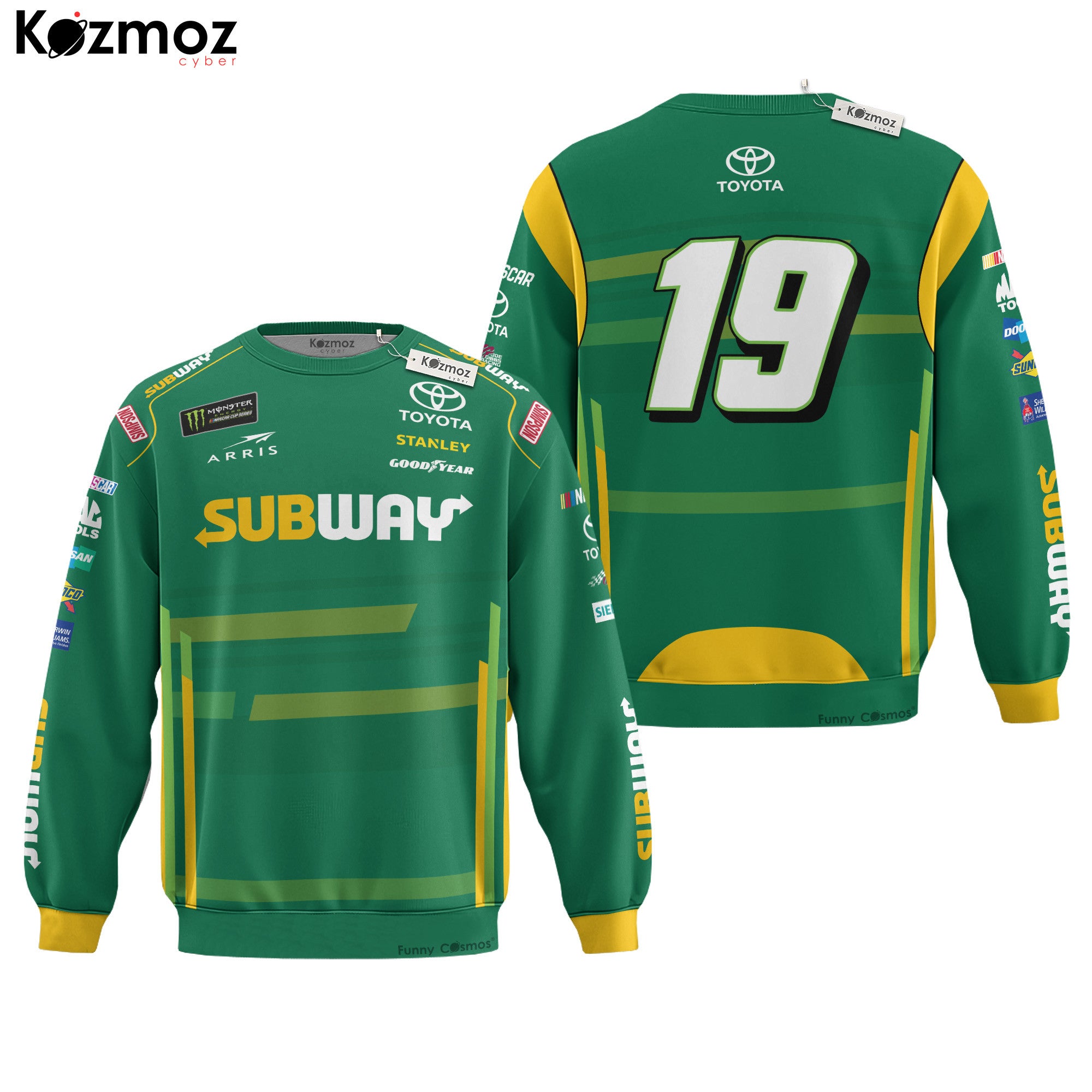 Daniel Suarez Racing Costume Subway #19 2017 Collection - ARC NASCAR Team