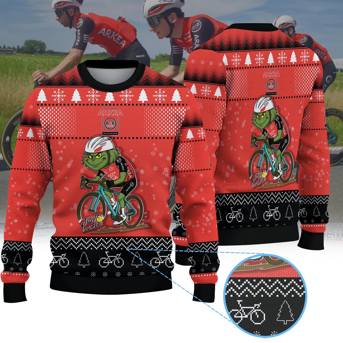 ARKEA B&B HOTELS × Grinch Christmas Ugly Sweater