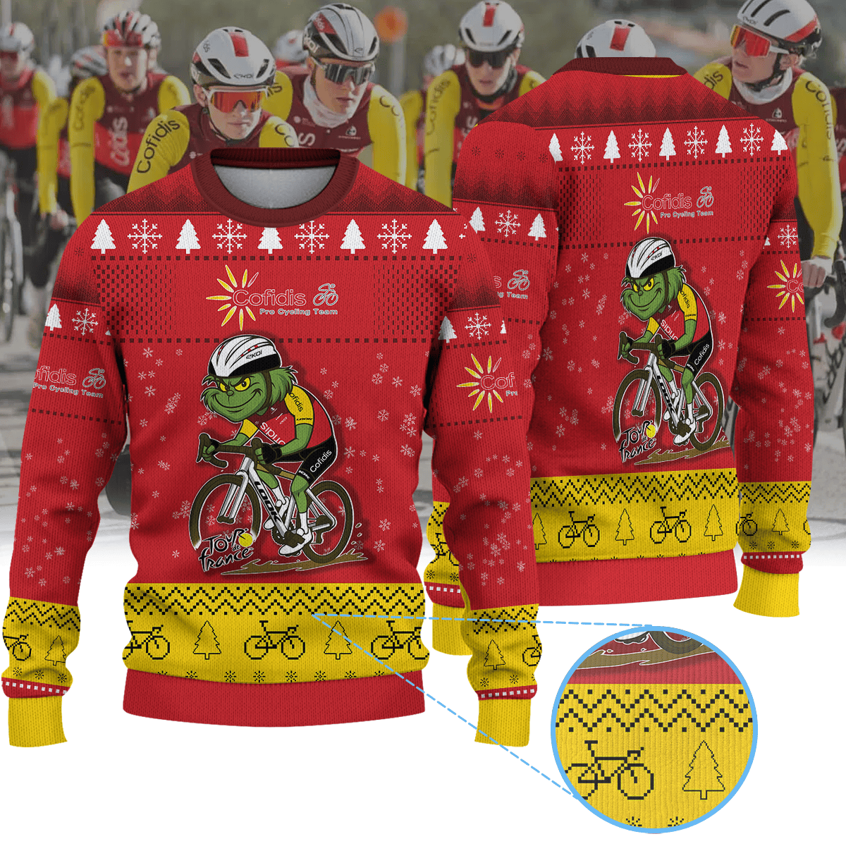 COFIDIS × Grinch Christmas Ugly Sweater