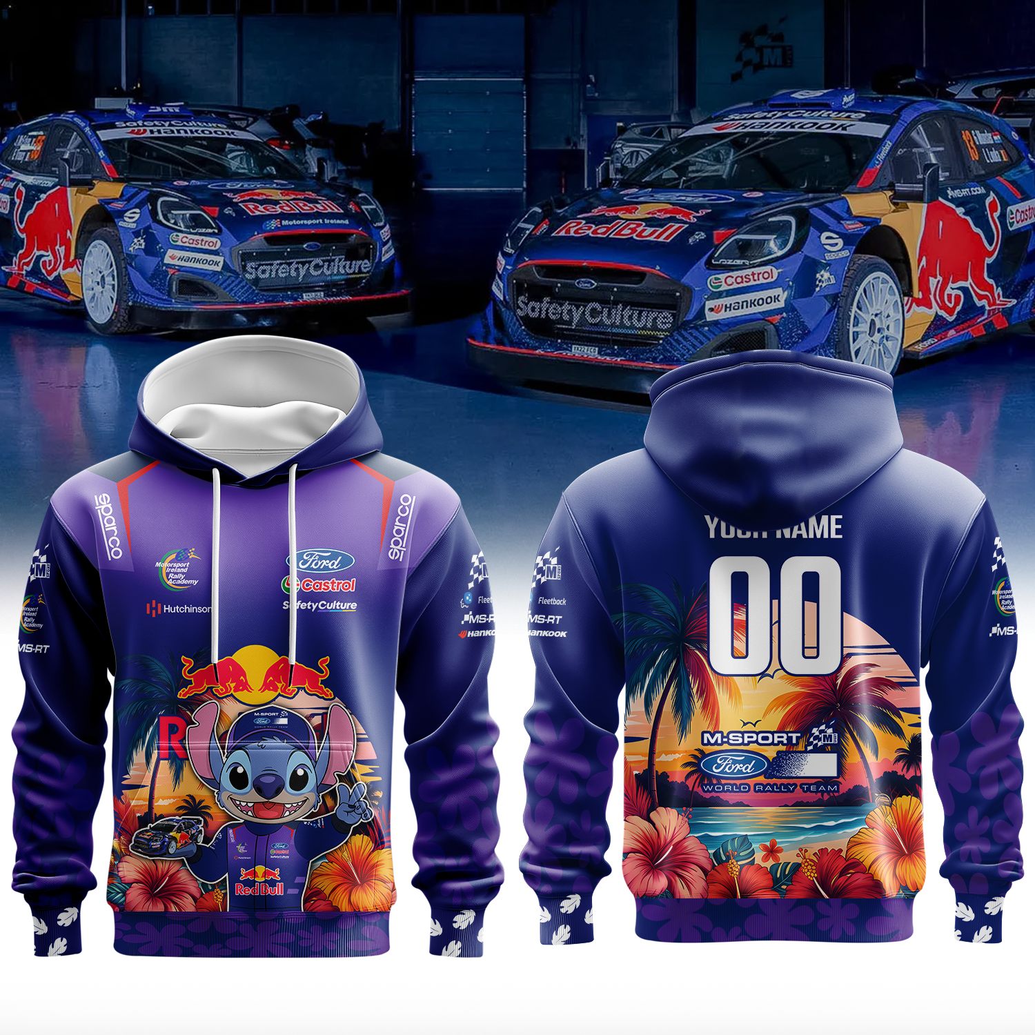 M SPORT FORD WORLD RALLY TEAM × Stitch Premium 3D Racing Apparel