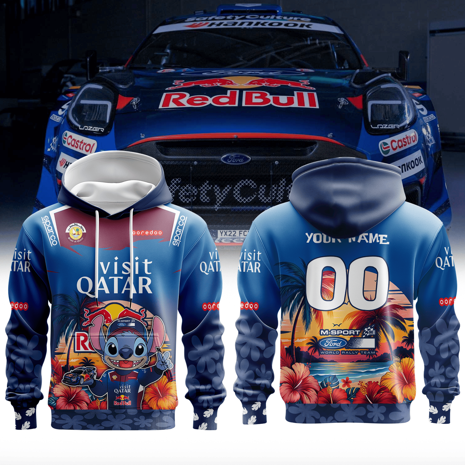 M SPORT FORD WORLD RALLY TEAM II × Stitch Premium 3D Racing Apparel