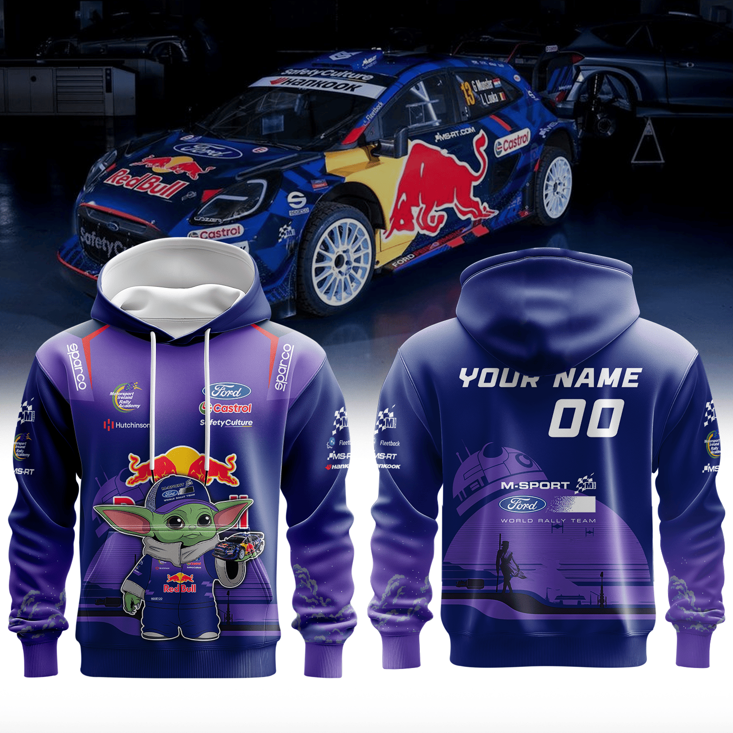 M SPORT FORD WORLD RALLY TEAM × YODA Premium 3D Racing Apparel