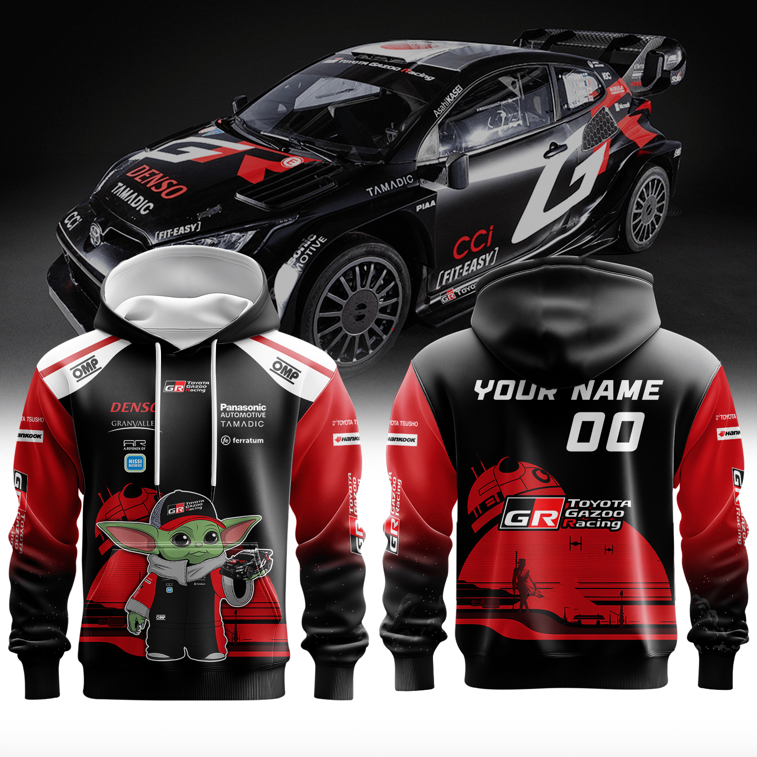 TOYOTA GAZOO RACING WORLD RALLY TEAM × YODA Premium 3D Racing Apparel