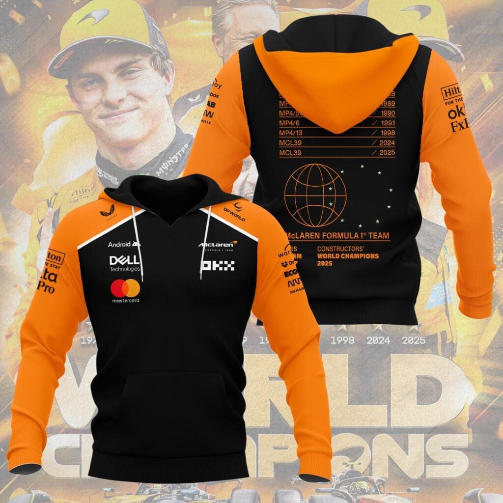 McLaren 2025 Constructors’ World Champions 3D Apparel II