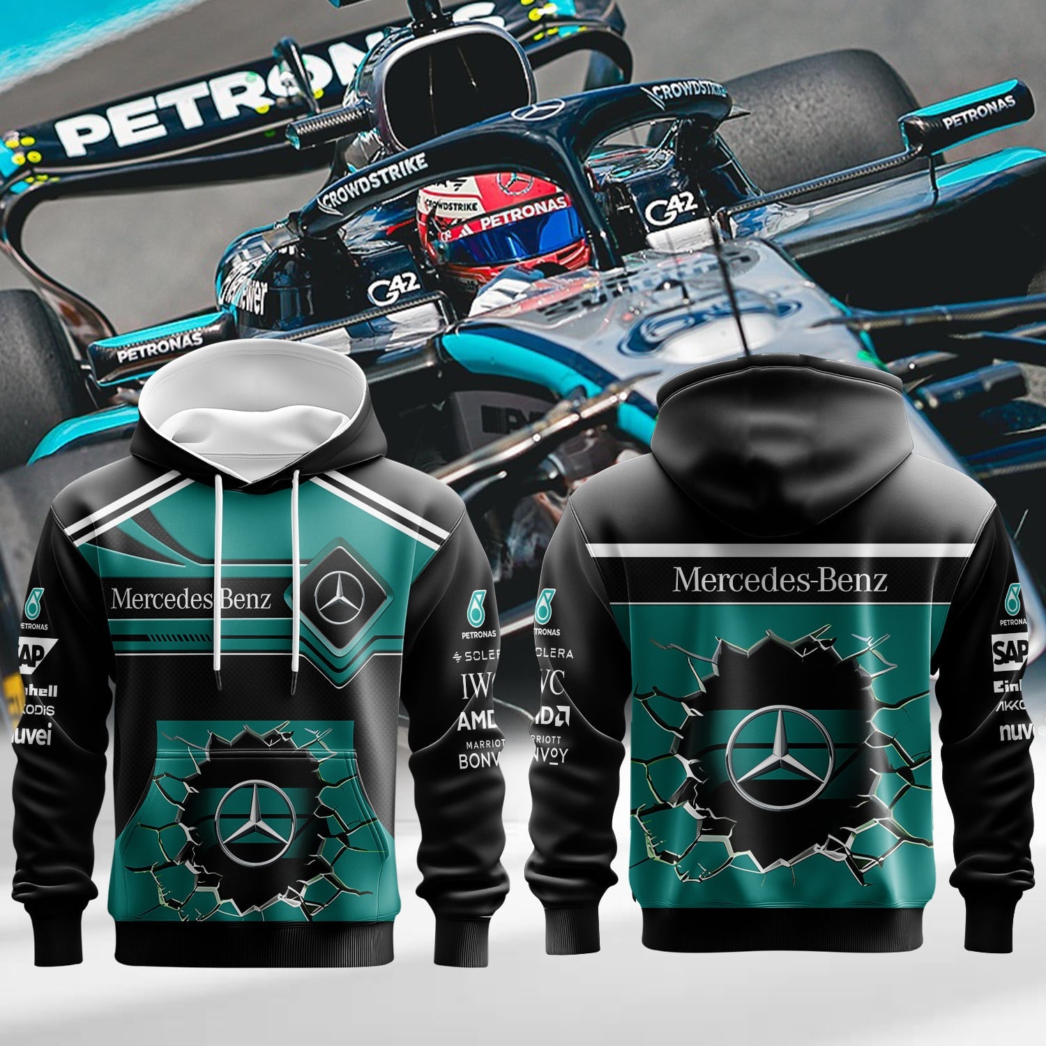 Mercedes AMG Petronas Formula One Team 3D Apparel Ultimate Combo