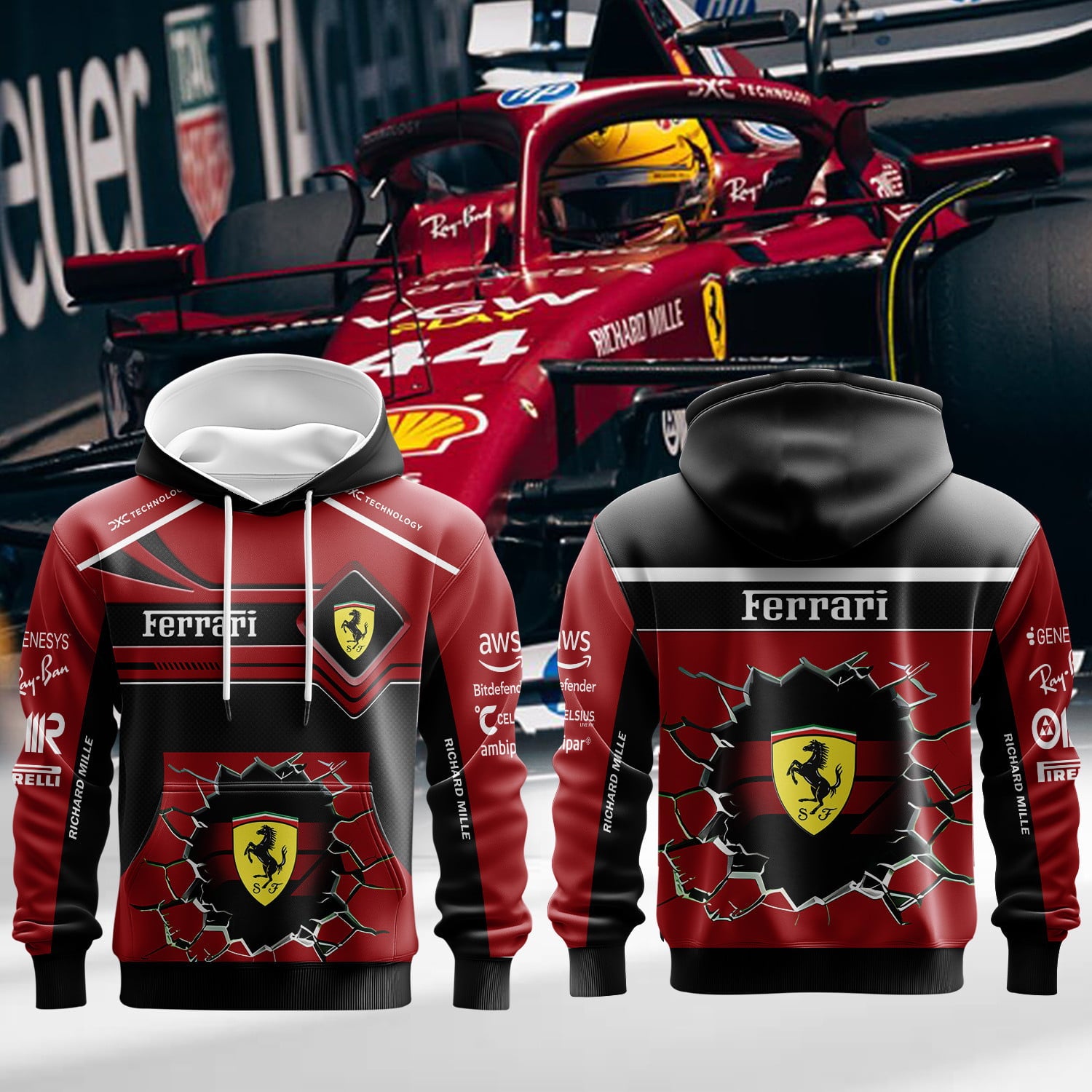 Scuderia Ferrari 3D Apparel Ultimate Combo