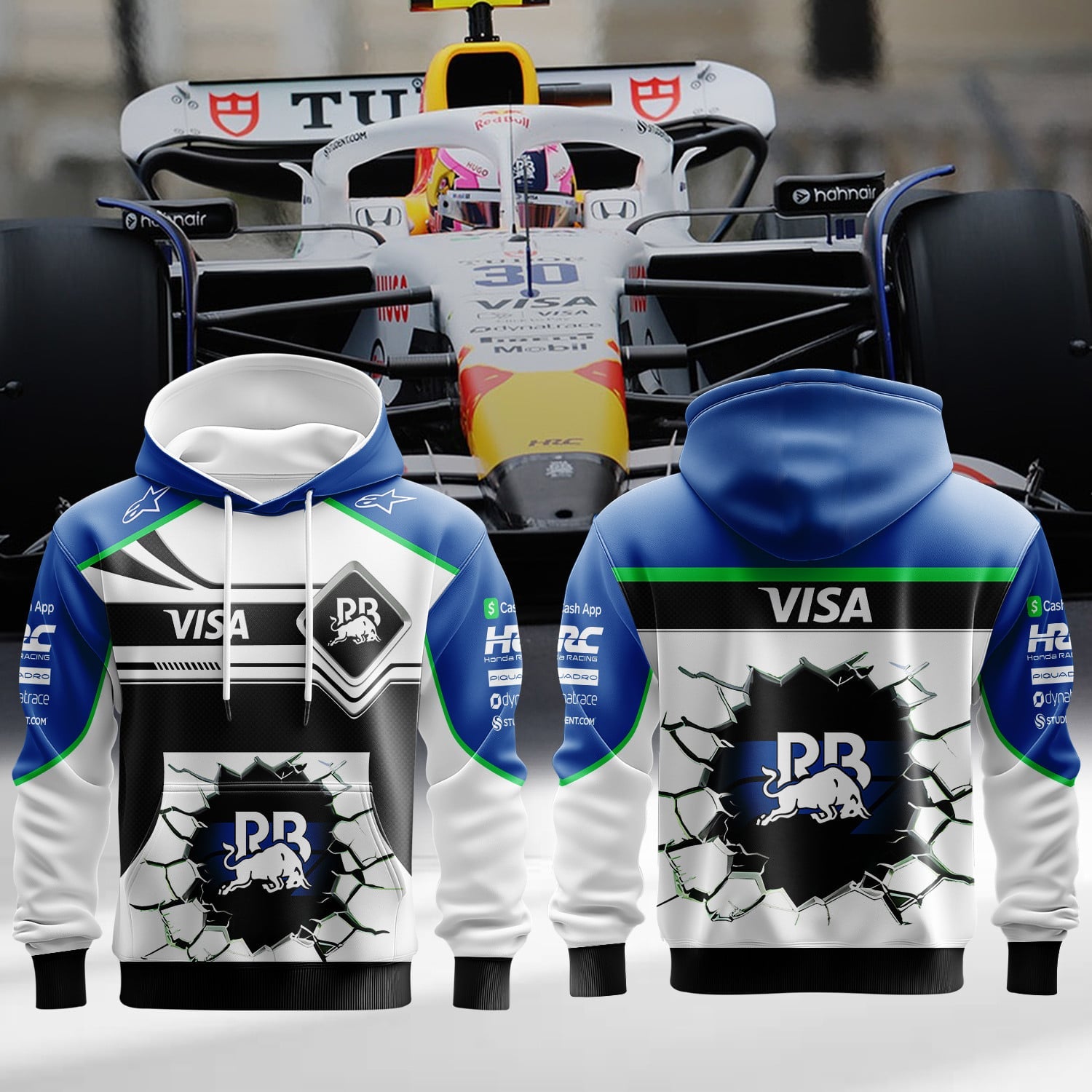 Visa Cash App RB Formula One Team 3D Apparel Ultimate Combo
