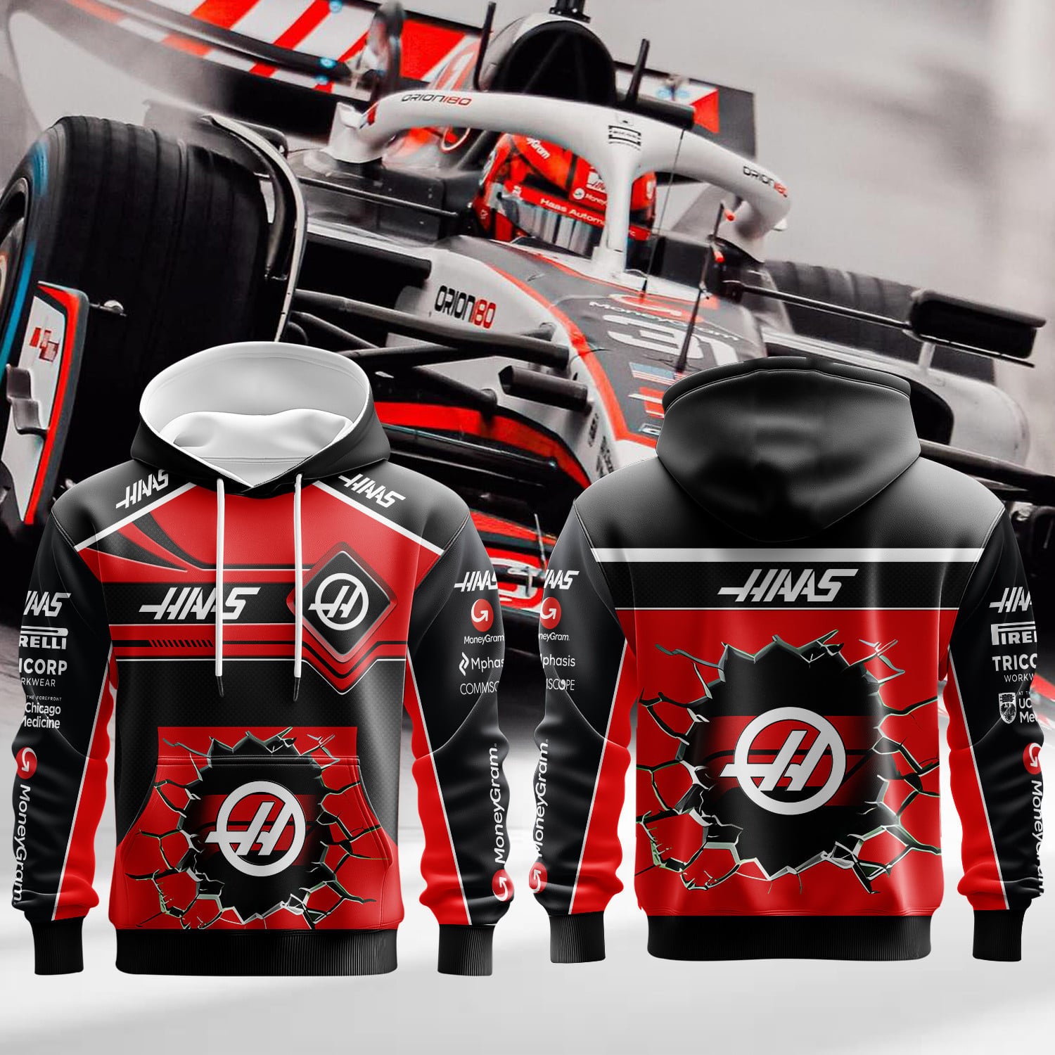 MoneyGram Haas F1 Team 3D Apparel Ultimate Combo