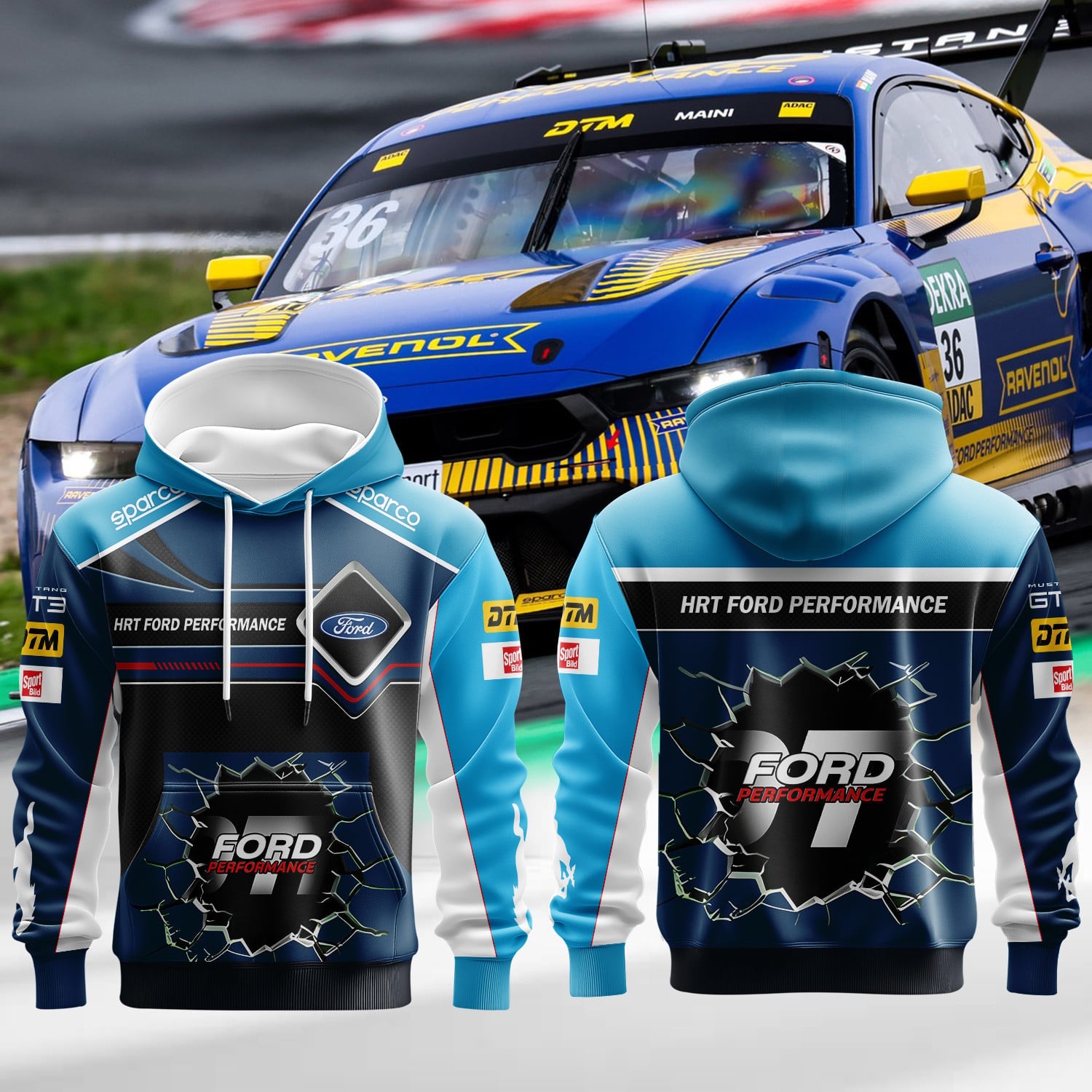 HRT Ford Performance DTM Racing 3D Apparel