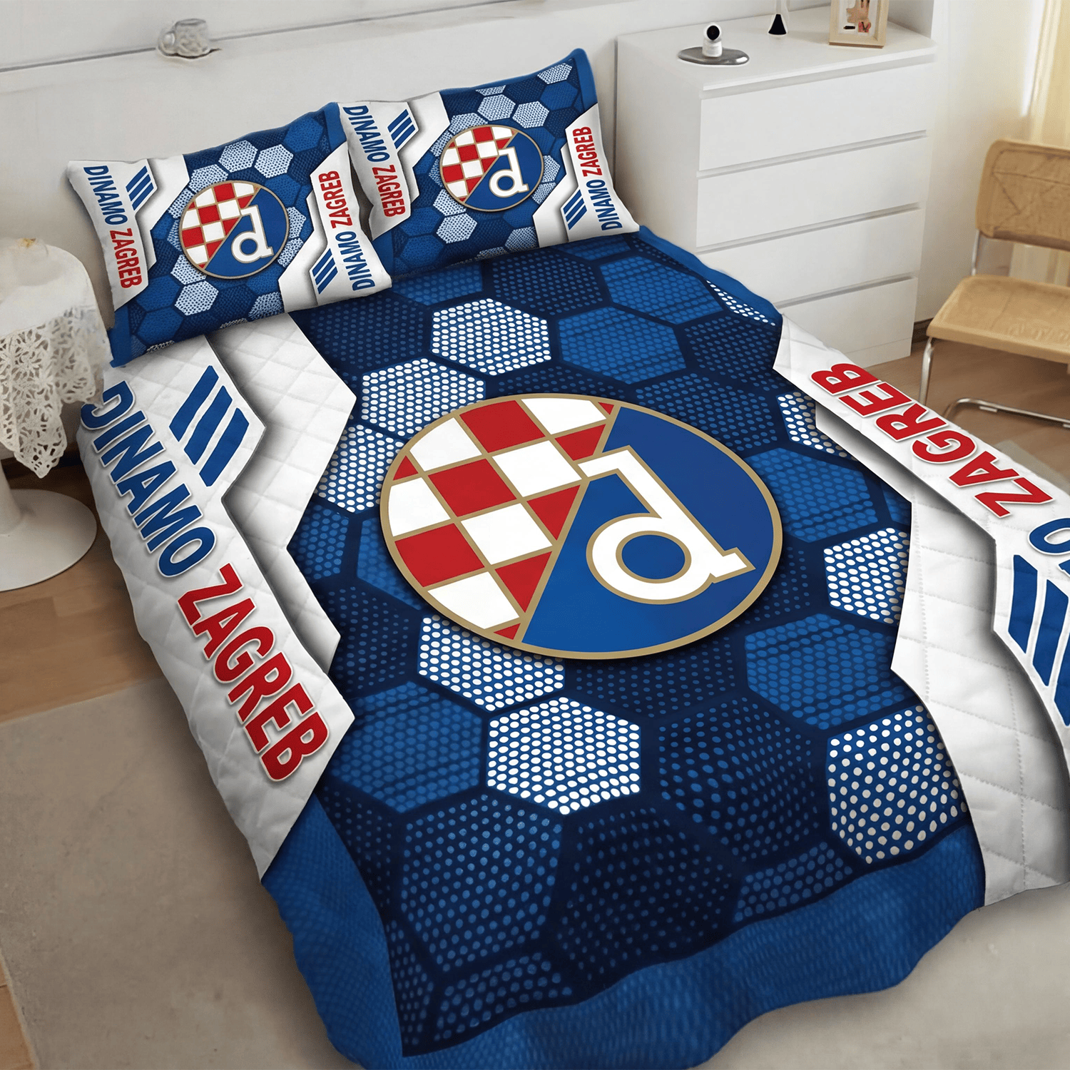 Dinamo Zagreb Inspired Quilt Set