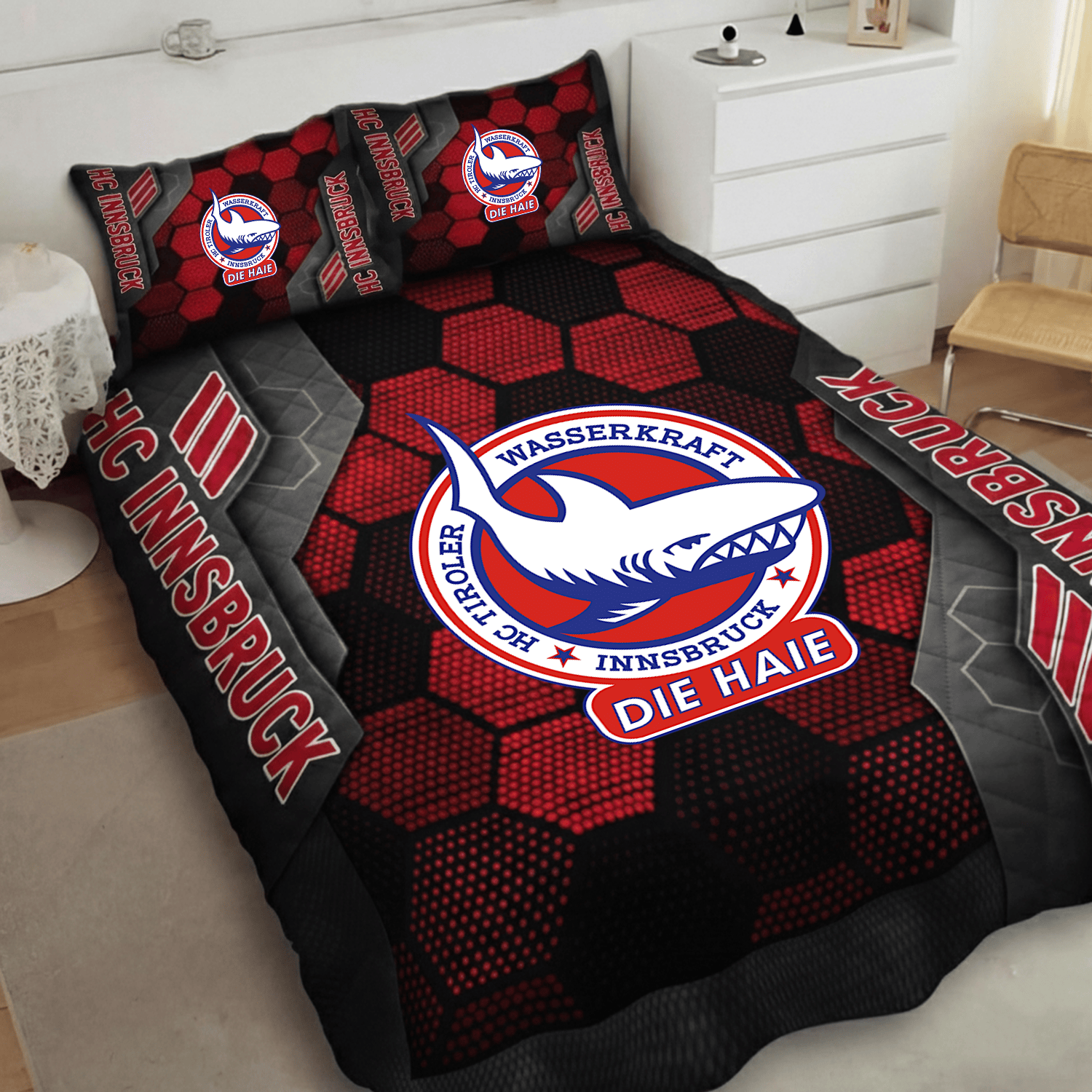 HC Innsbruck Inspired Quilt Set