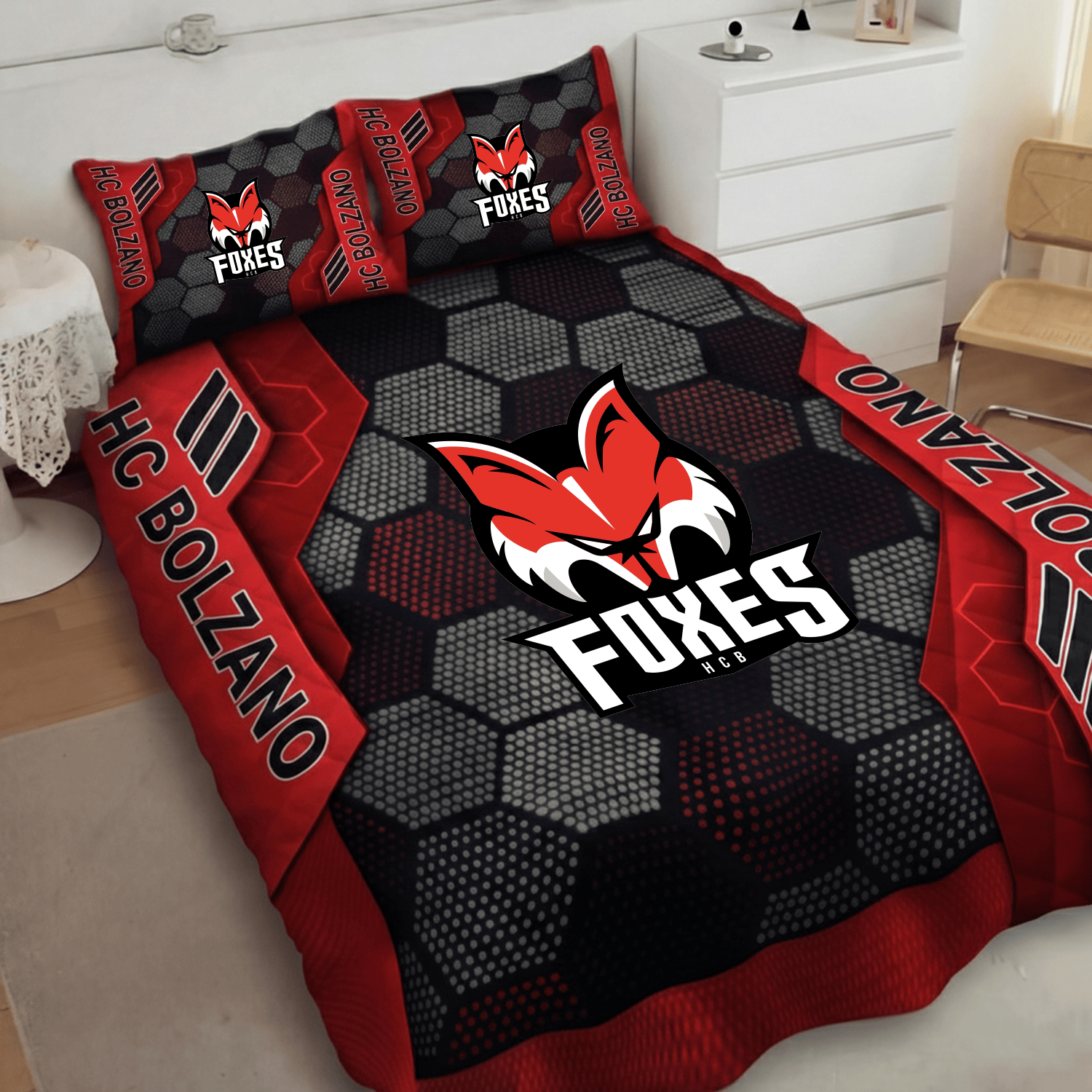 HC Bolzano Inspired Quilt Set