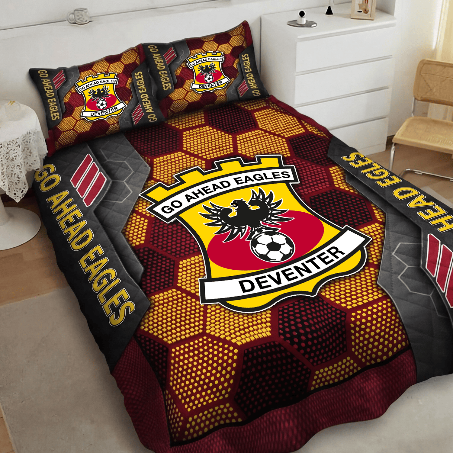 Go Ahead Eagles Inspired Quilt Set
