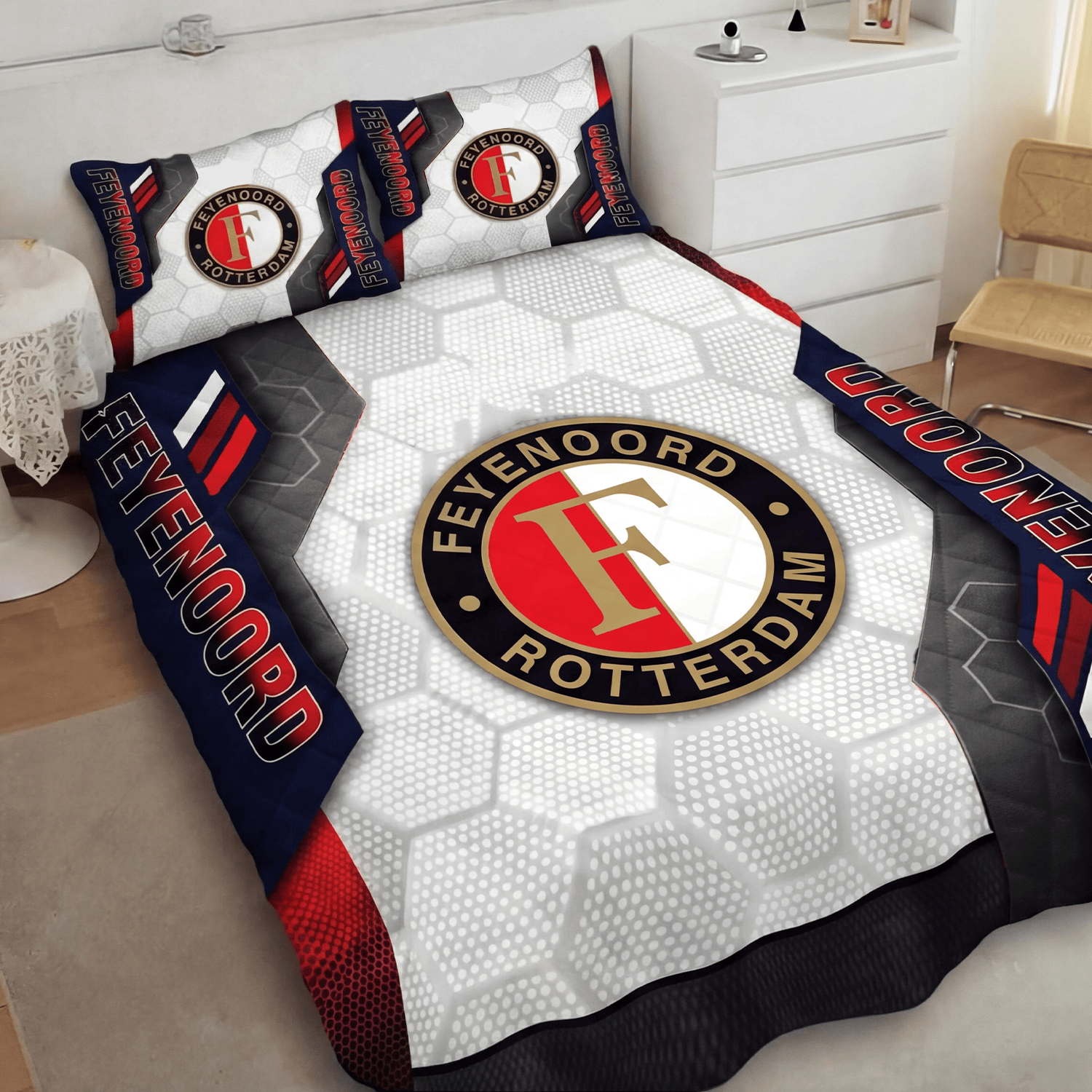 Feyenoord Inspired Quilt Set