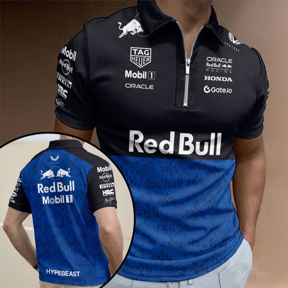 Red Bull Racing Zip Polo Shirt