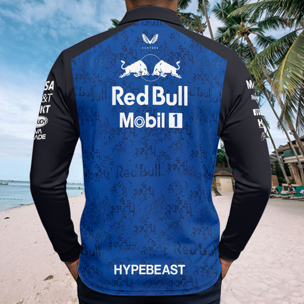 Red Bull Racing Zip Polo Shirt