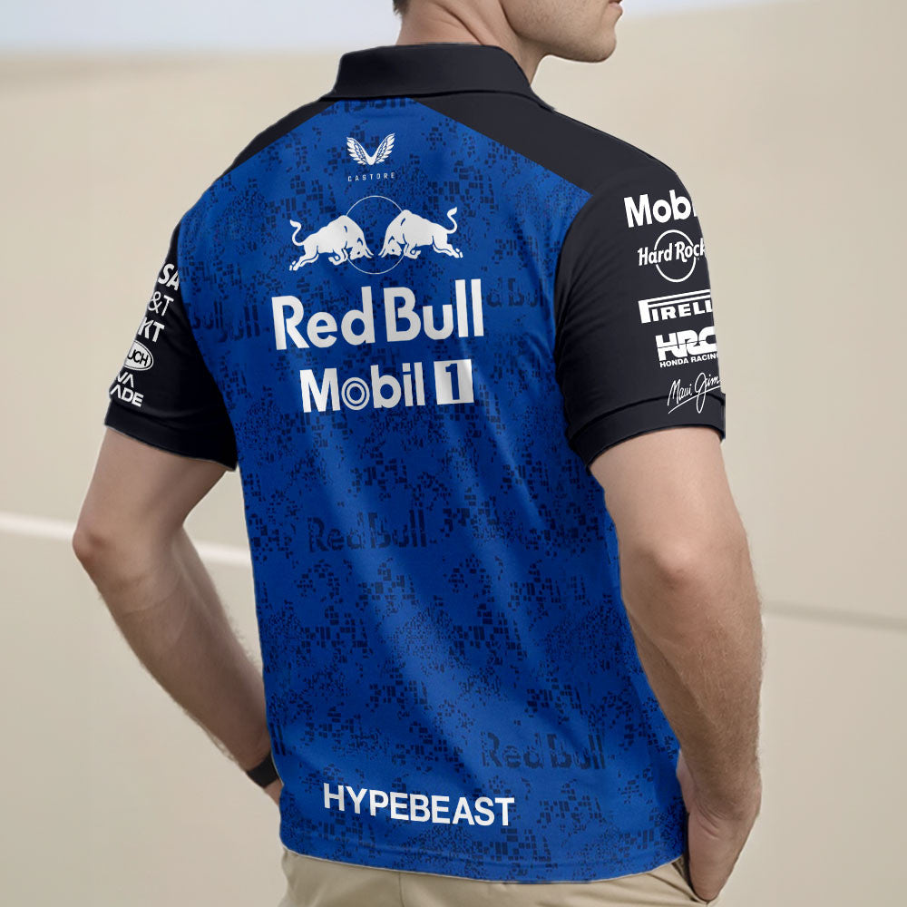 Red Bull Racing Zip Polo Shirt