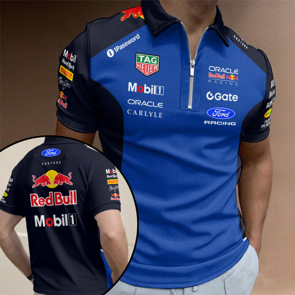 Red Bull Racing 2026 Zip Polo Shirt II