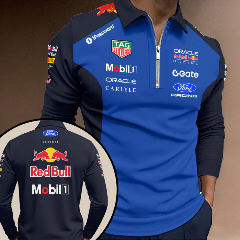 Red Bull Racing 2026 Zip Polo Shirt II