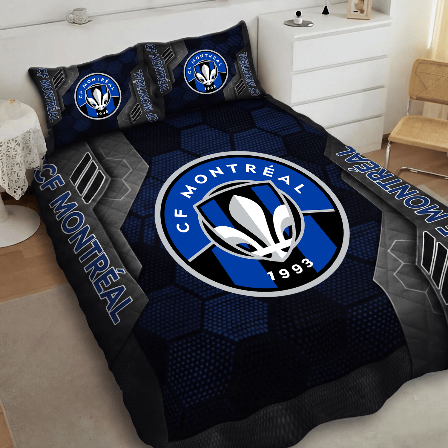 CF Montréal Inspired Quilt Set