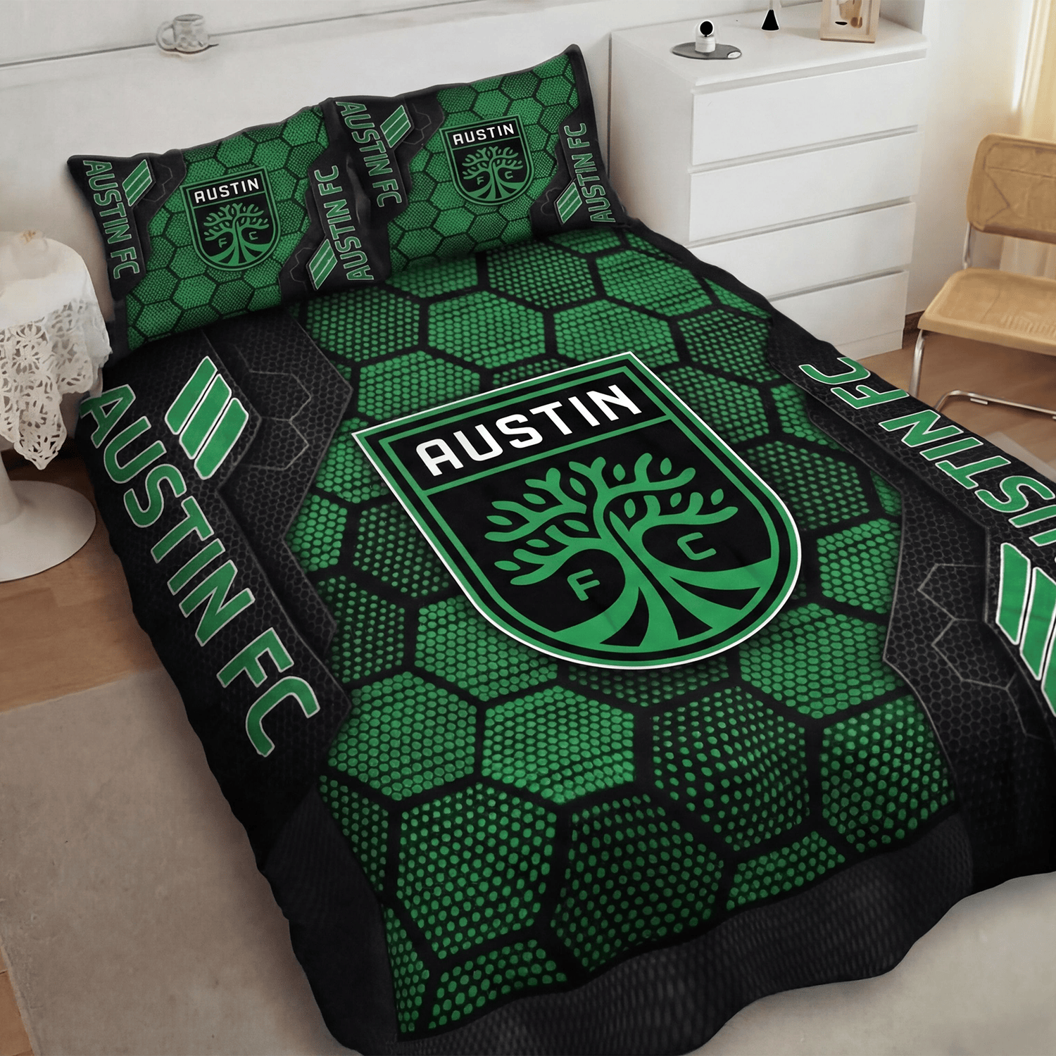 Austin FC Inspired Quilt Set