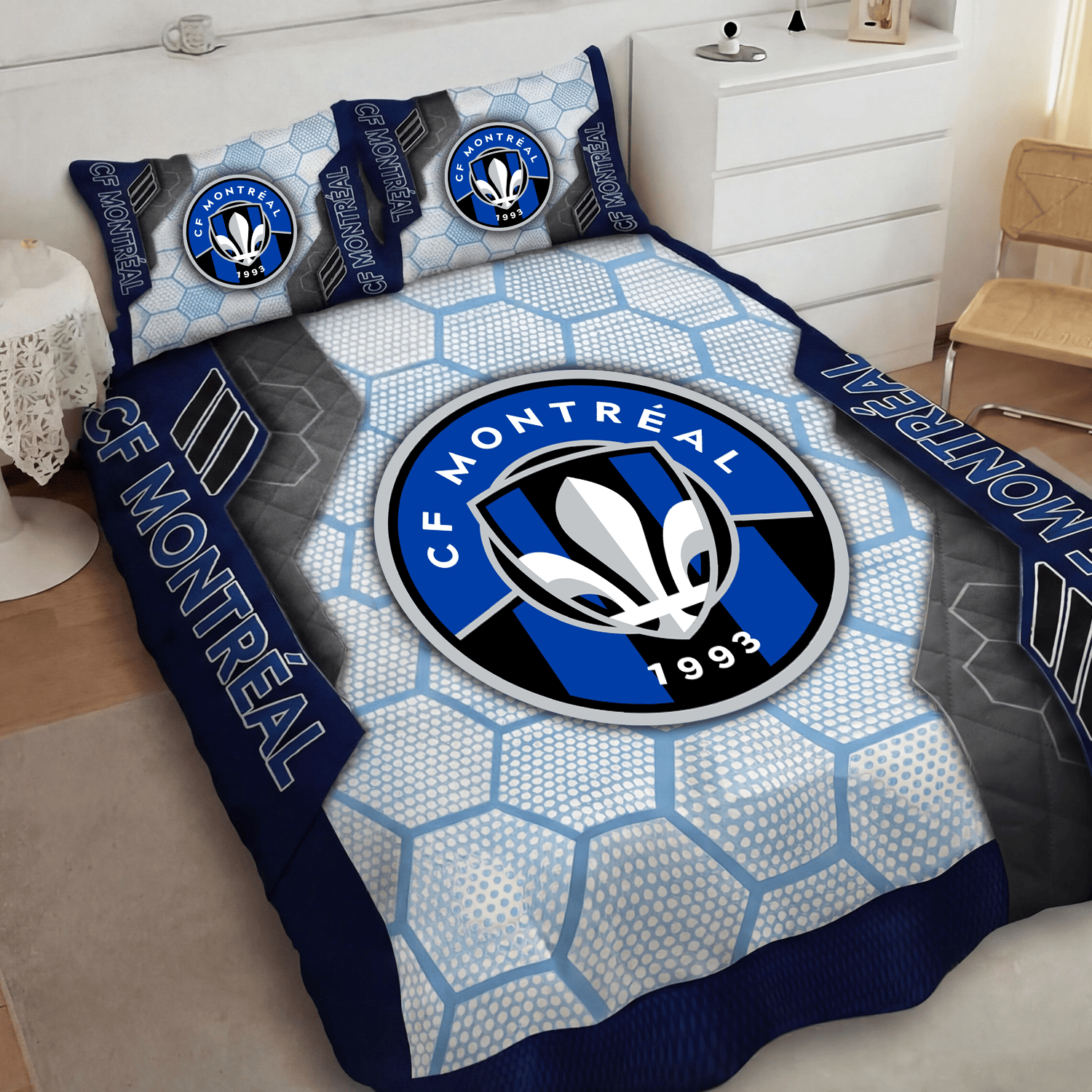 CF Montréal Inspired Quilt Set