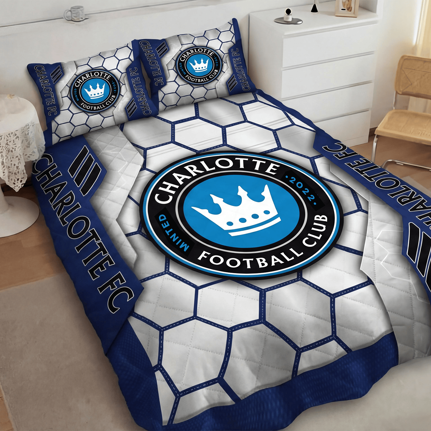 Charlotte FC Inspired Quilt Set