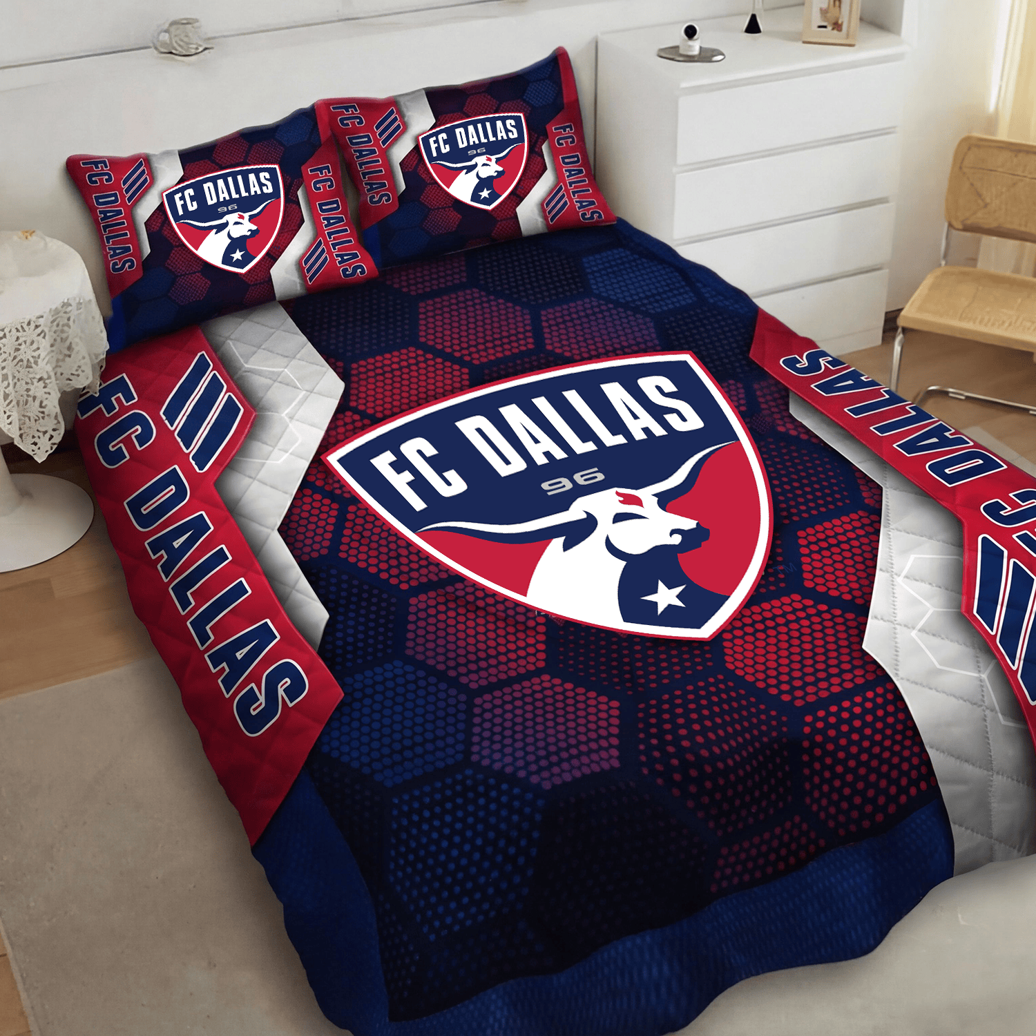 FC Dallas Inspired Quilt Set