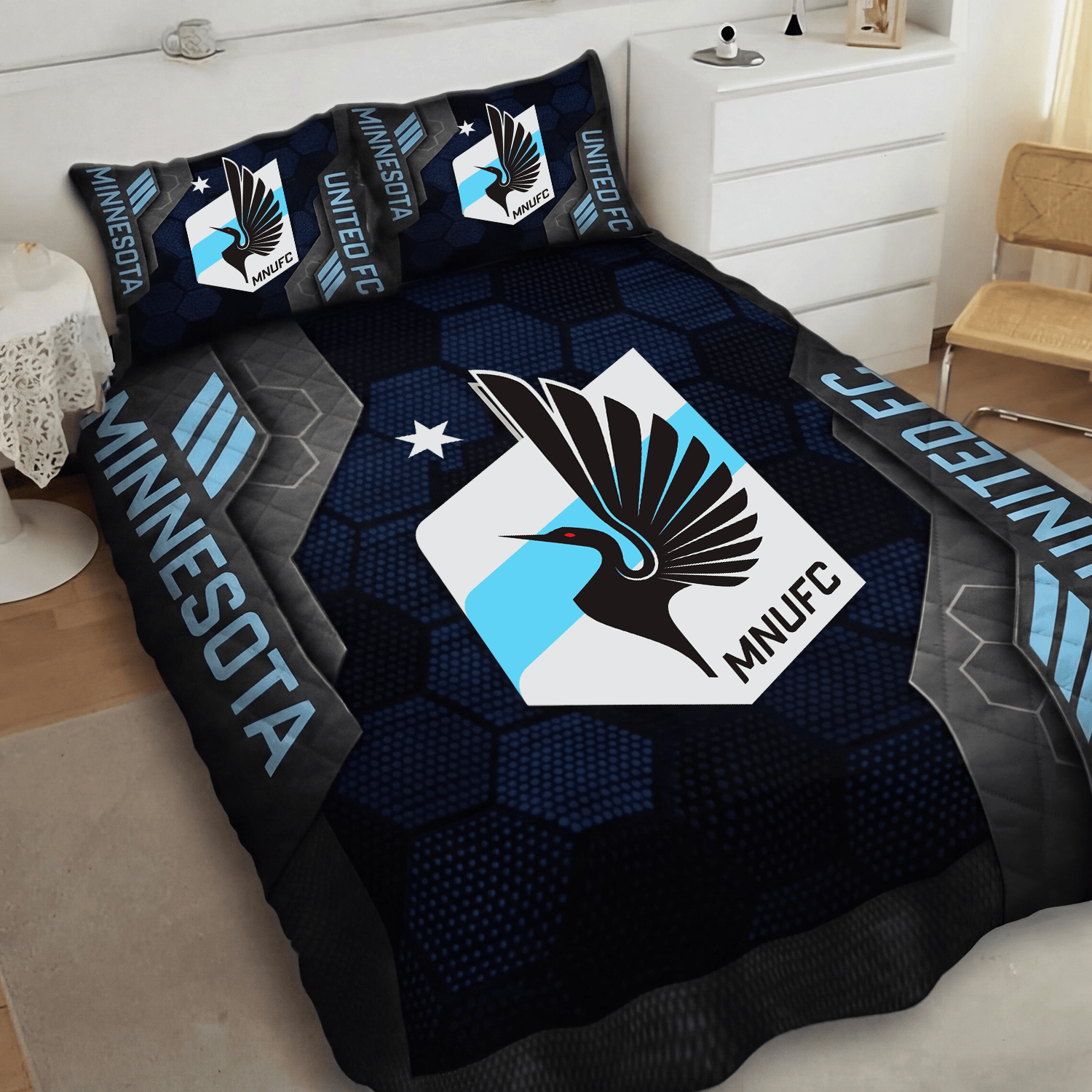 Minnesota United FC Inspired Quilt Set