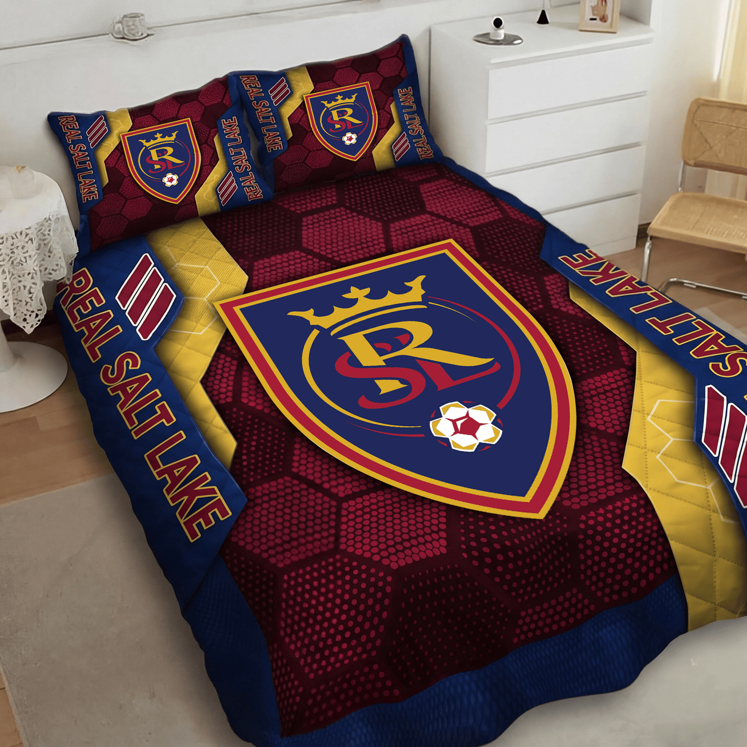 Real Salt Lake Inspired Quilt Set