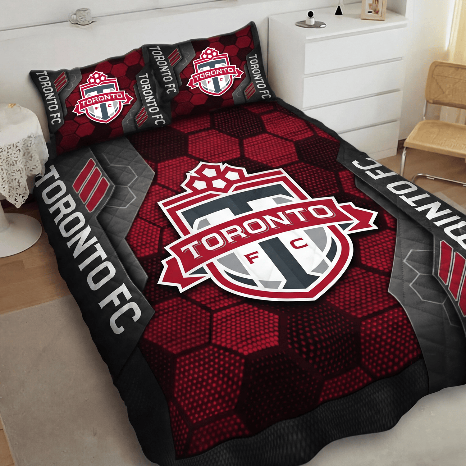 Toronto FC Inspired Quilt Set