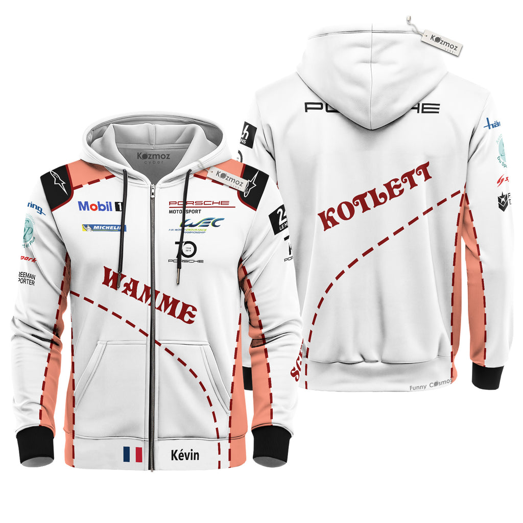 Kévin Estre Porsche Pink Pig Costume Racing Suit