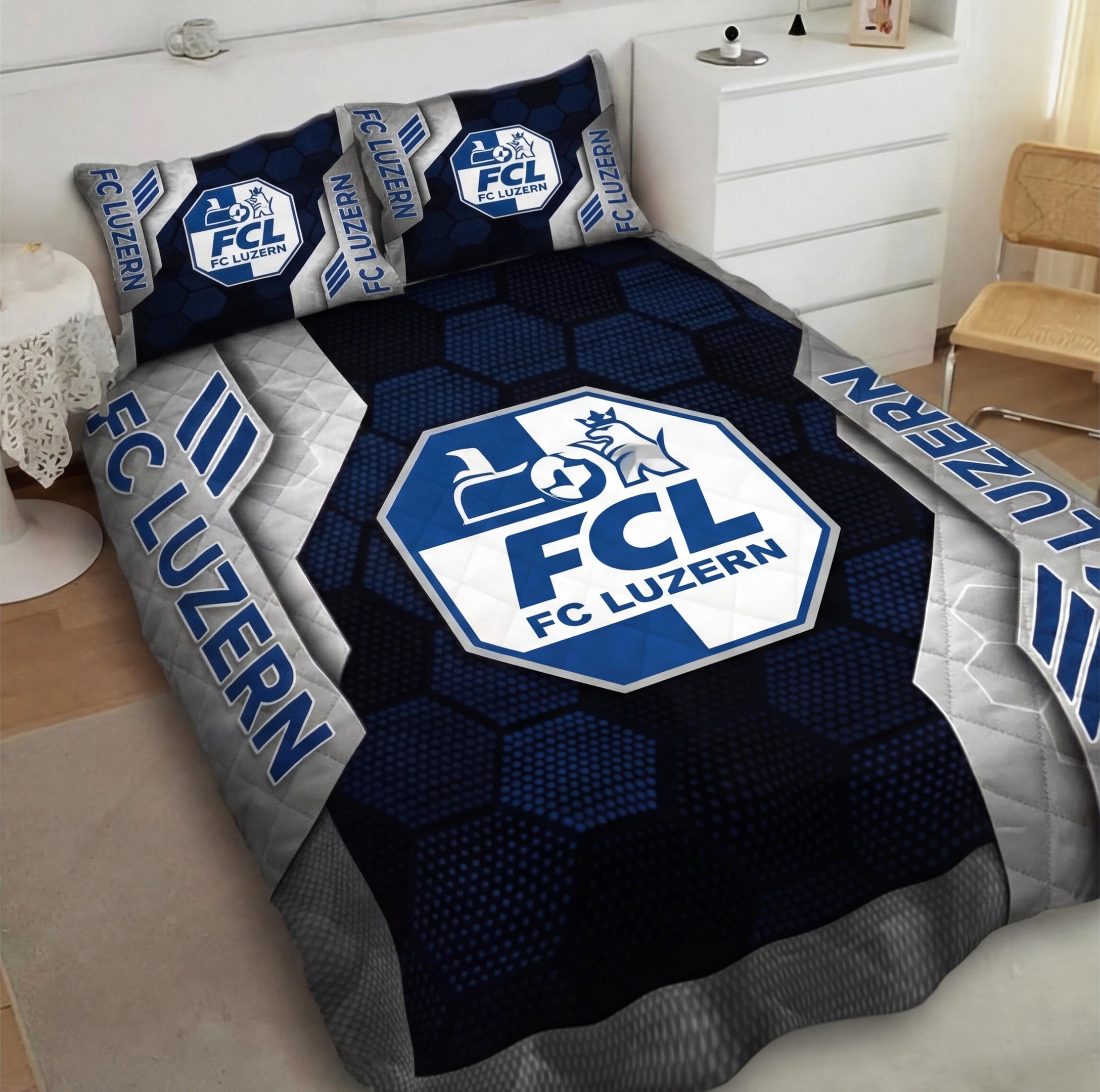 FC Luzern Inspired Full Bedding Set