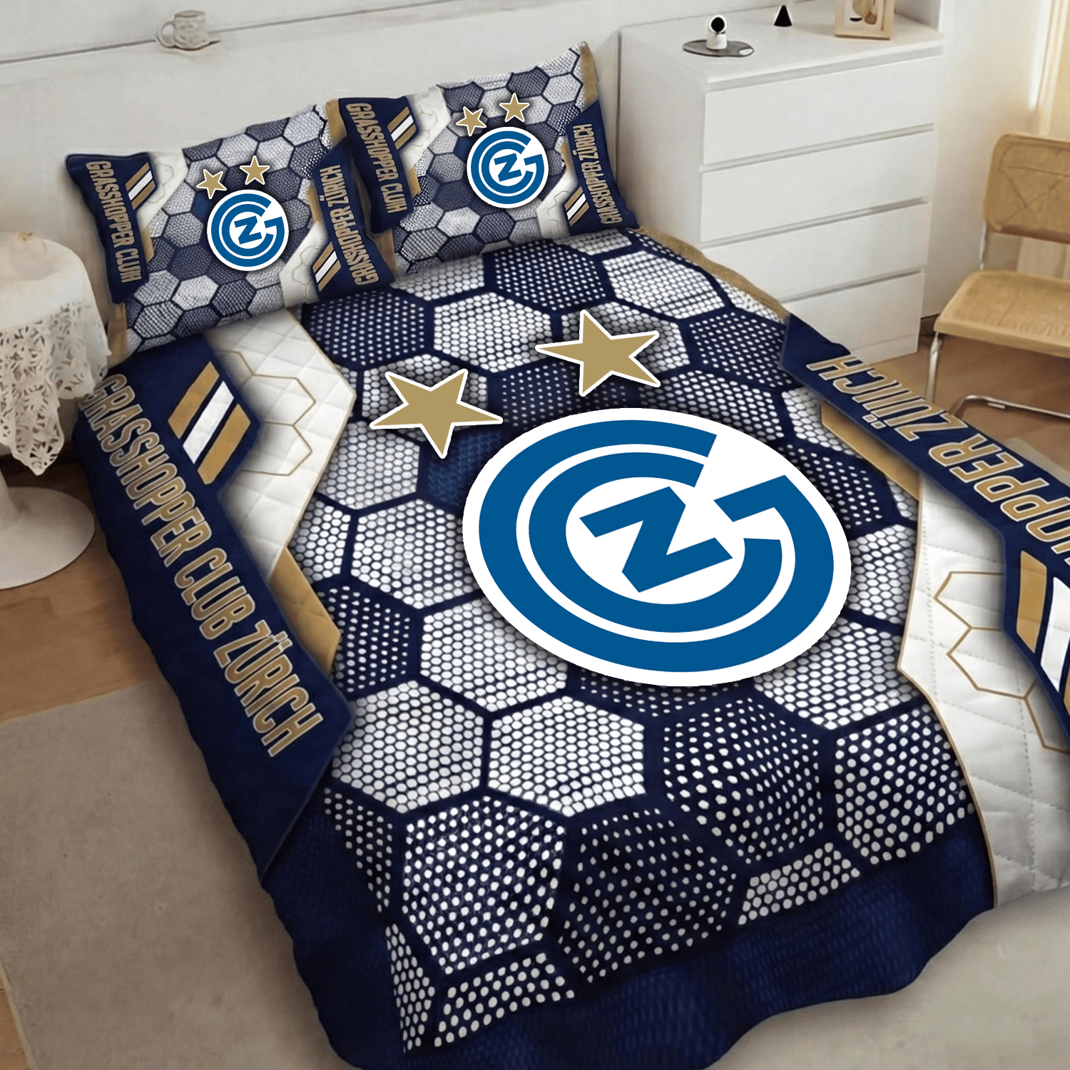 Grasshopper Club Zürich Inspired Full Bedding Set