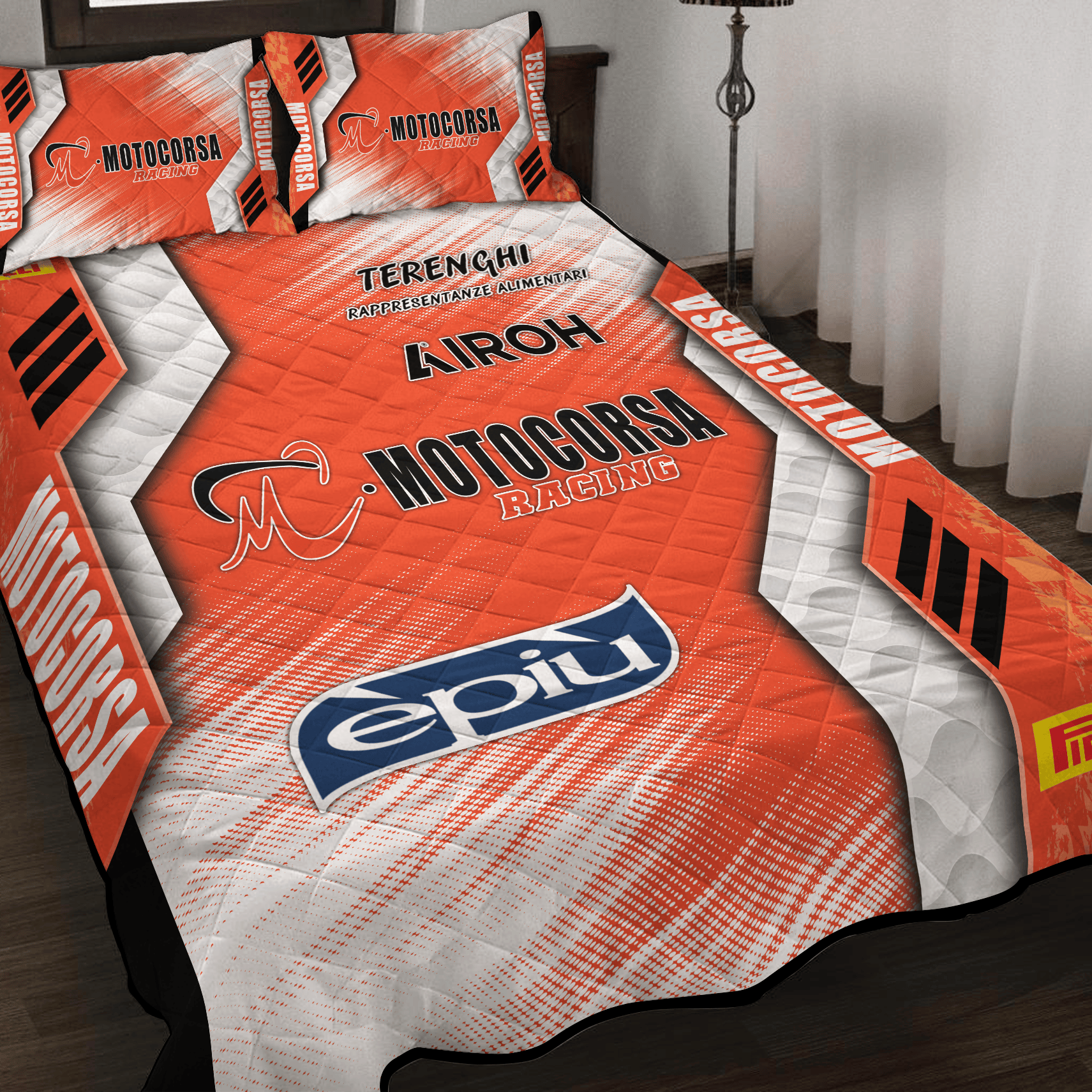 Motocorsa Racing Inspired Full Bedding Set