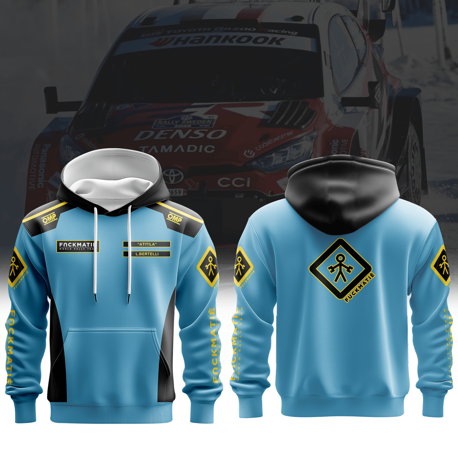 TOYOTA GAZOO RACING WORLD RALLY TEAM V1 Premium 3D Racing Apparel 2026