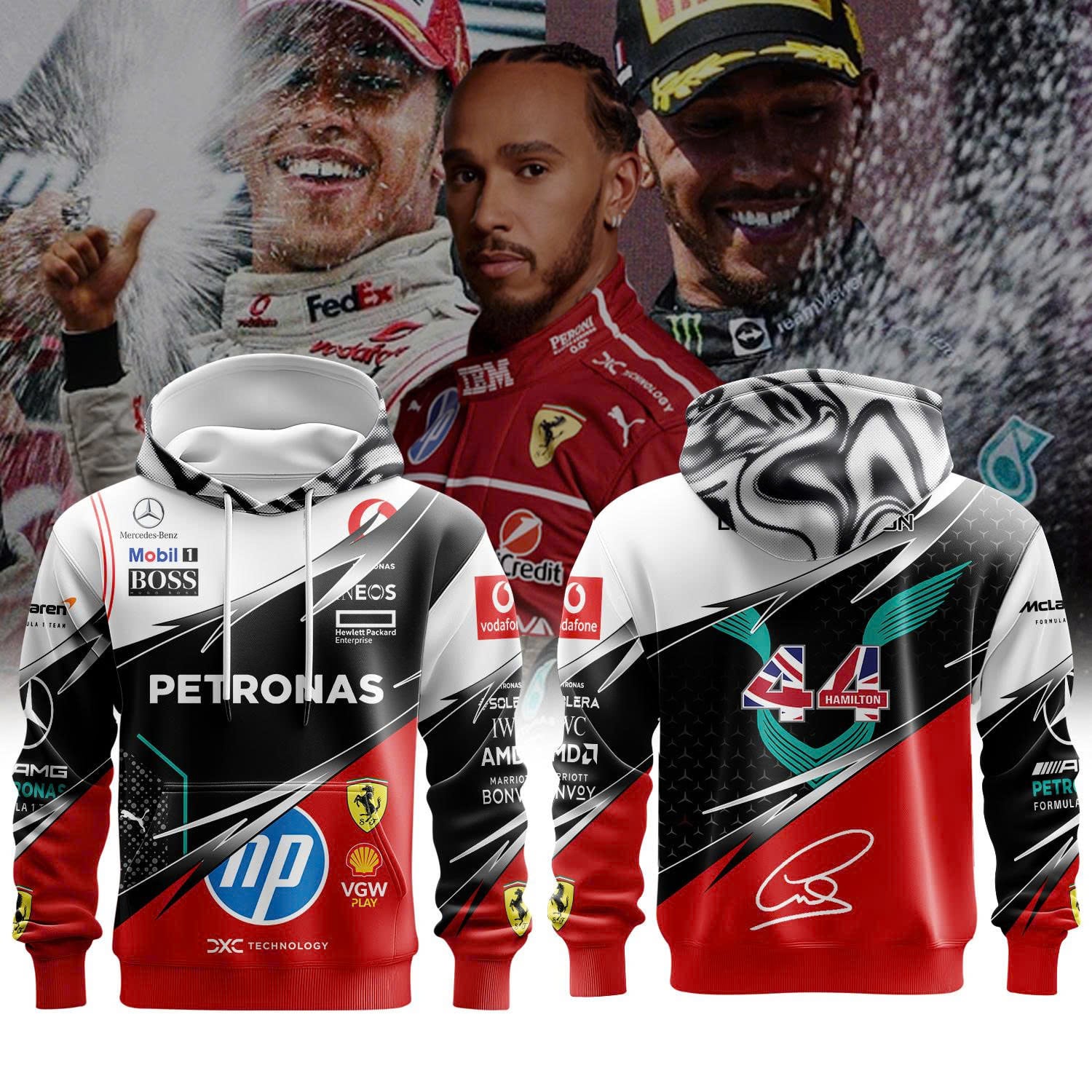 LW 20 Seasons in Formula One | 3D Combo Apparel