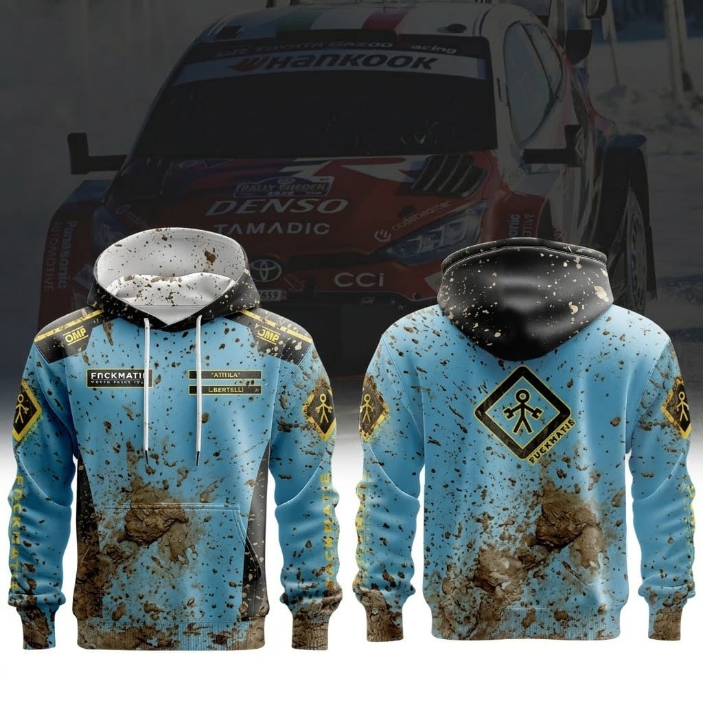 Mud Splatter TOYOTA GAZOO RACING WORLD RALLY TEAM V1 3D Racing Jersey 2026