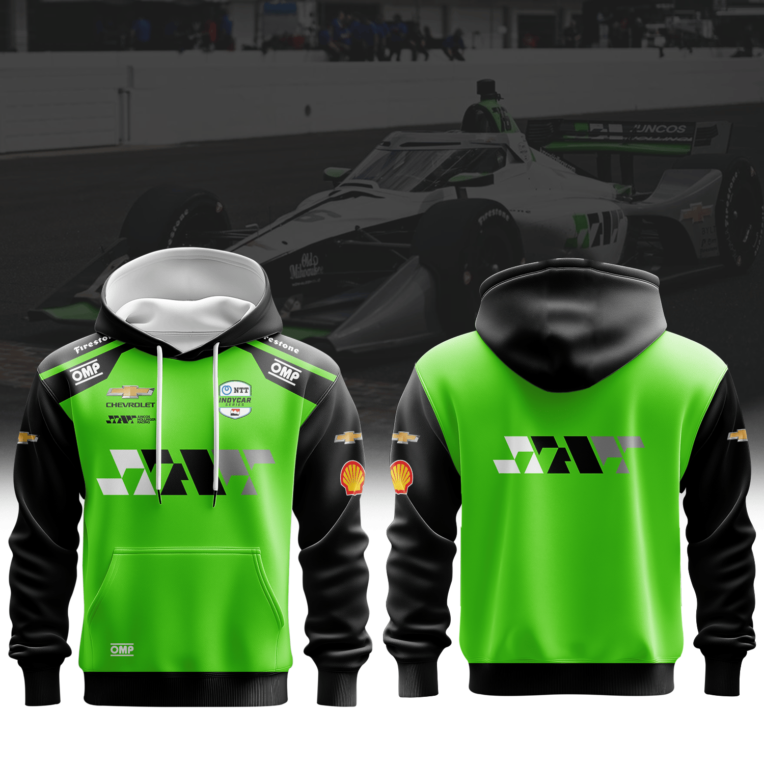 Juncos Hollinger Racing Rinus VeeKay Inspired 3D Apparel