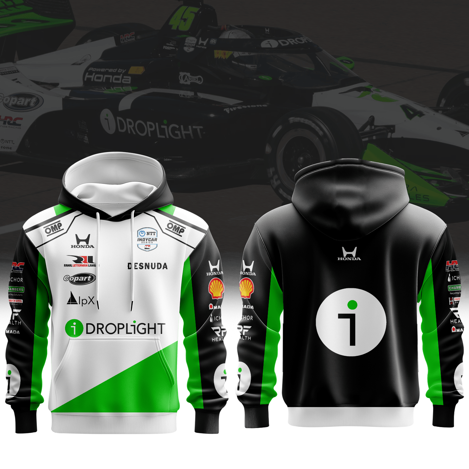 Rahal Letterman Lanigan Racing Louis Foster Inspired 3D Apparel