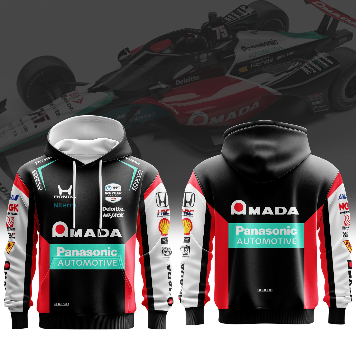 Rahal Letterman Lanigan Racing Takuma Sato Inspired 3D Apparel
