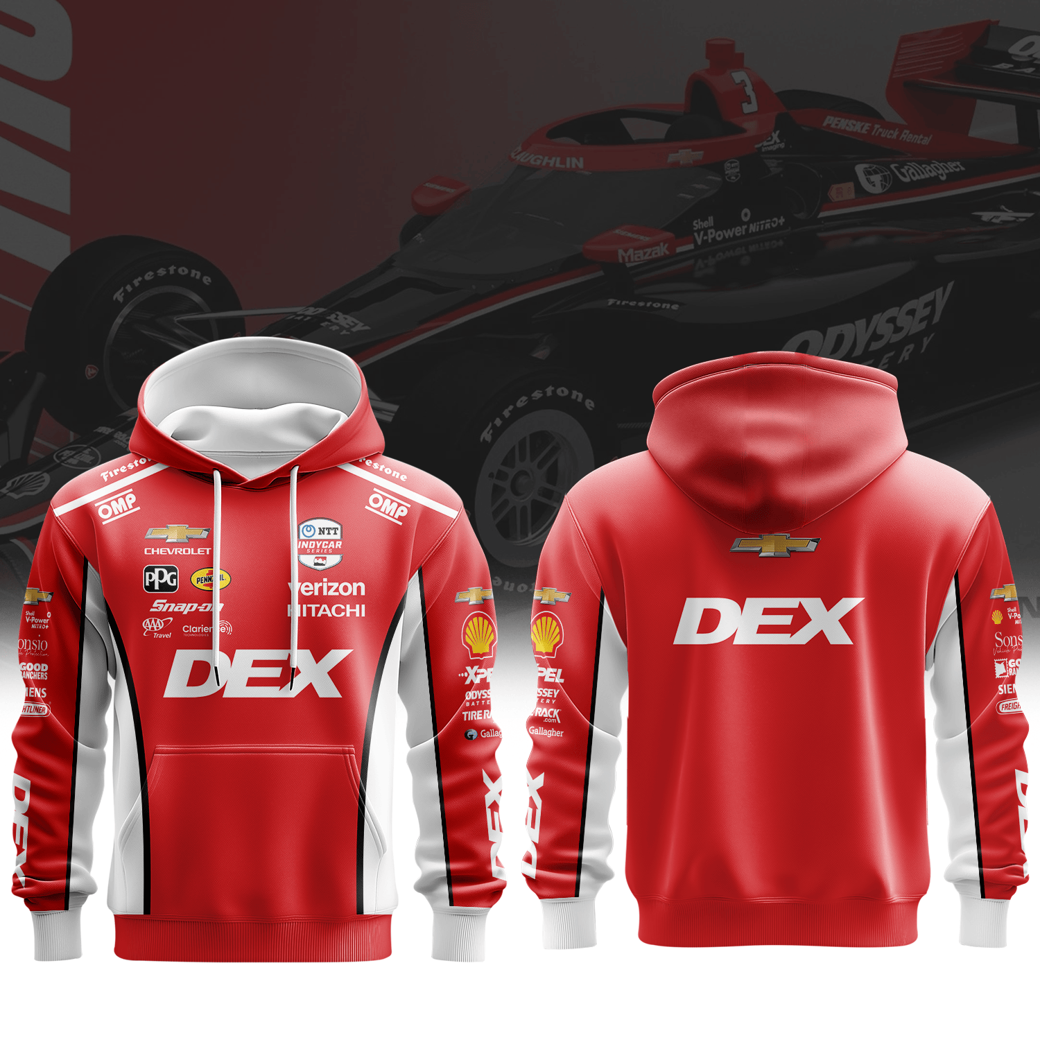 Team Penske Scott McLaughlin Inspired 3D Apparel